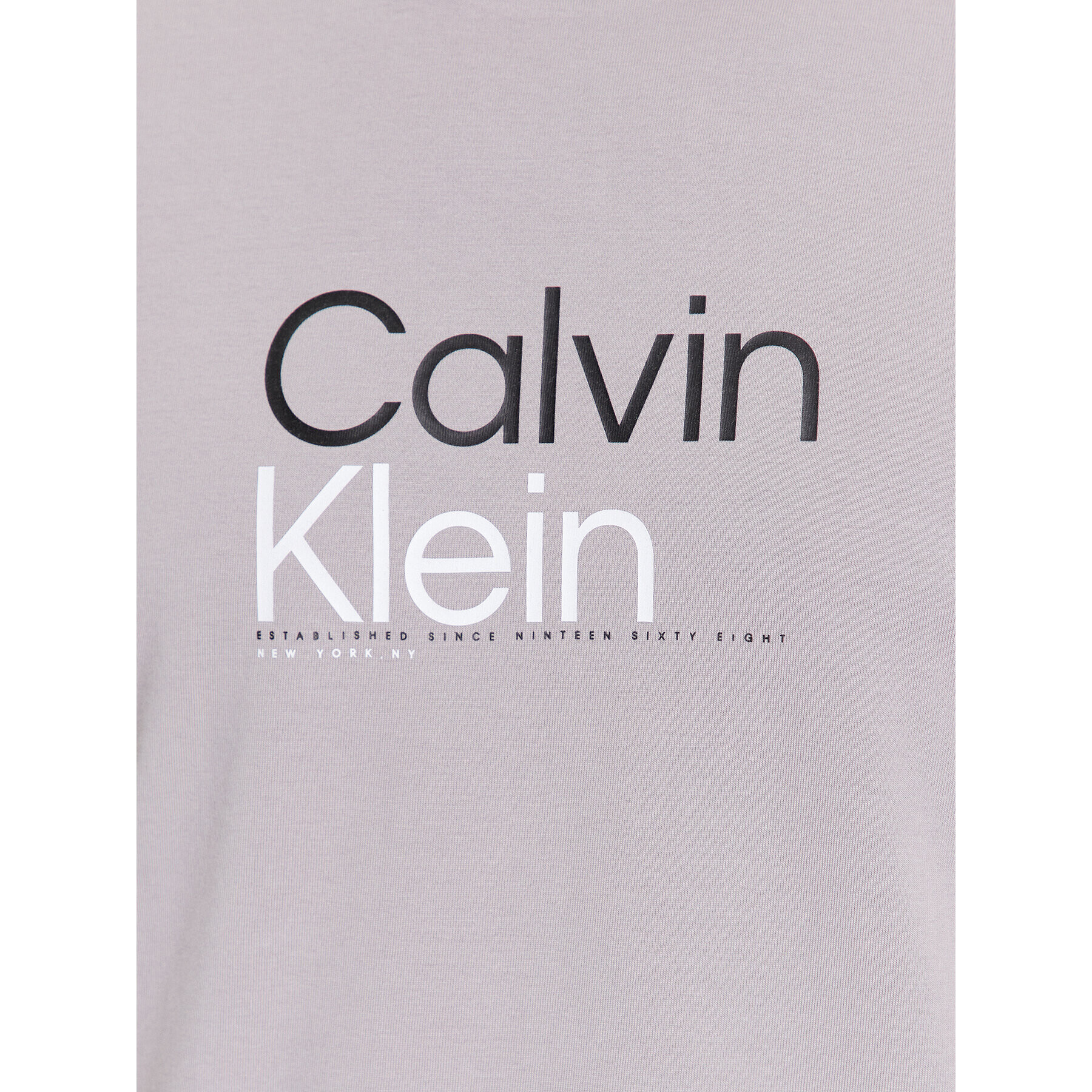 Calvin Klein Тишърт K10K111841 Сив Regular Fit - Pepit.bg