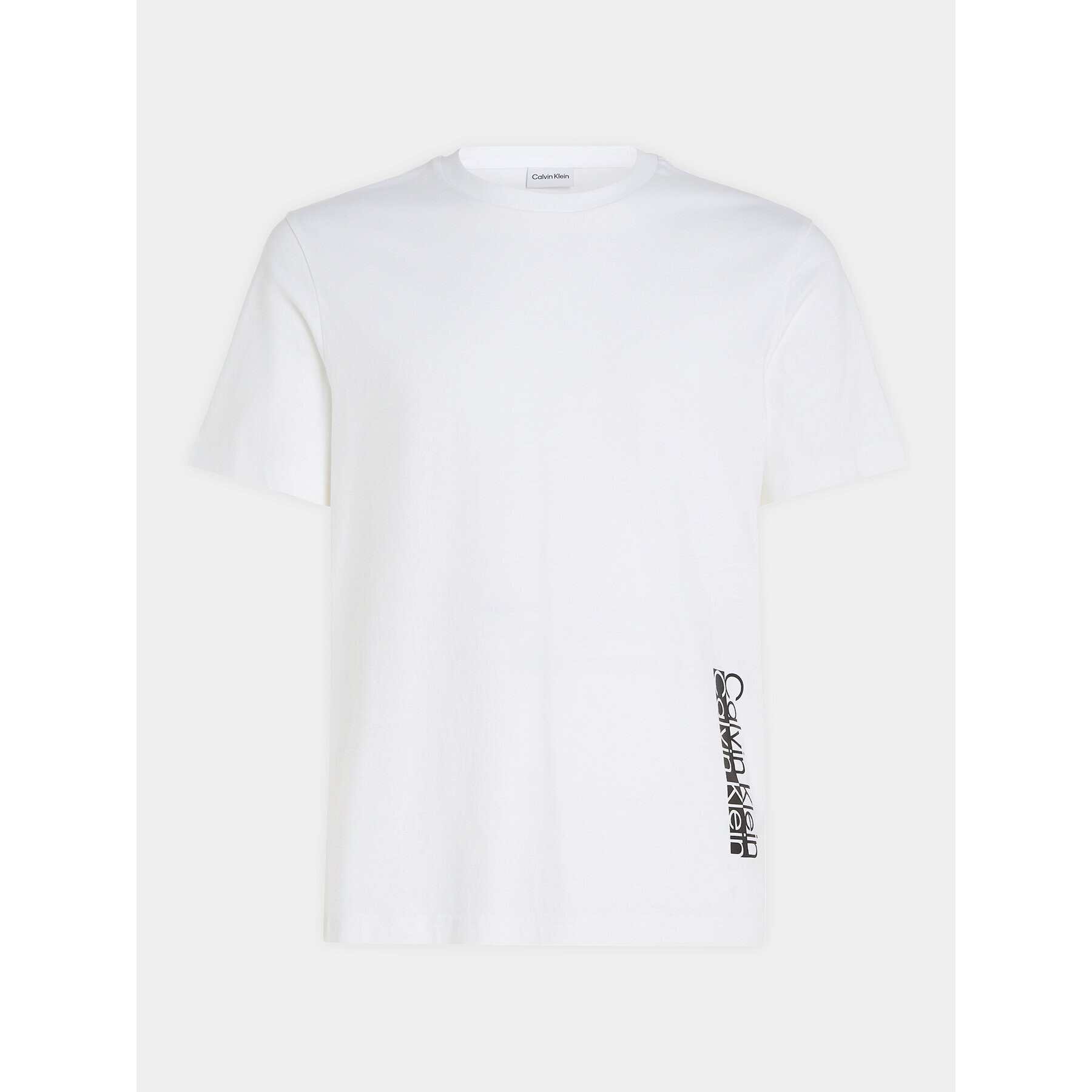 Calvin Klein Тишърт K10K112205 Бял Regular Fit - Pepit.bg