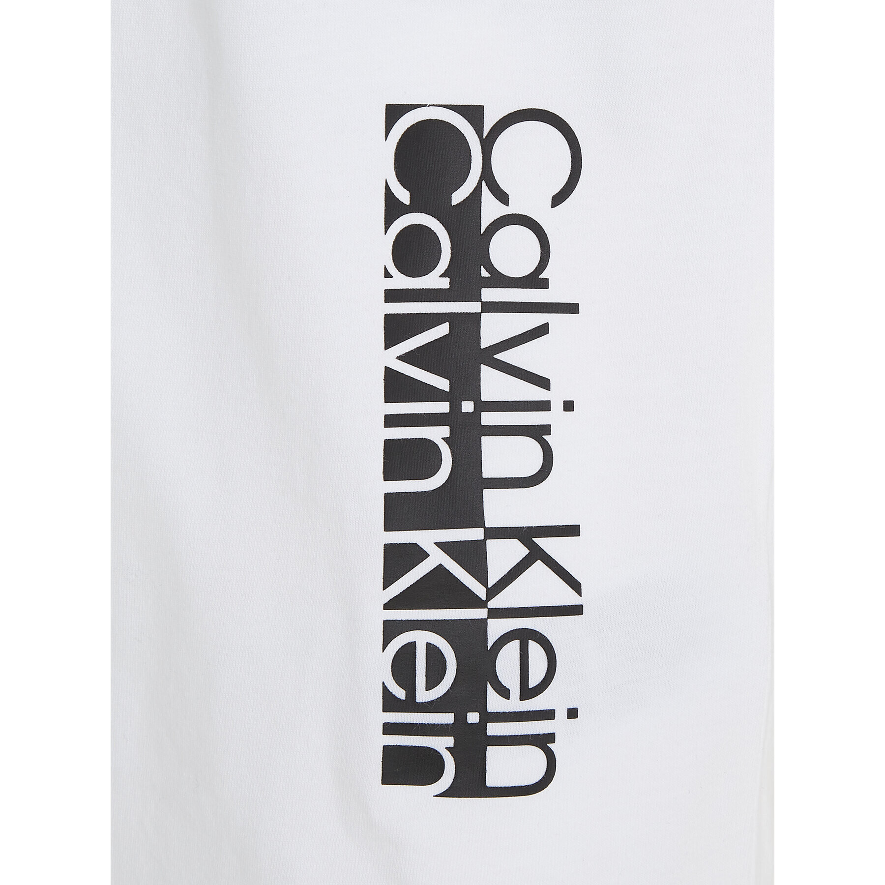 Calvin Klein Тишърт K10K112205 Бял Regular Fit - Pepit.bg