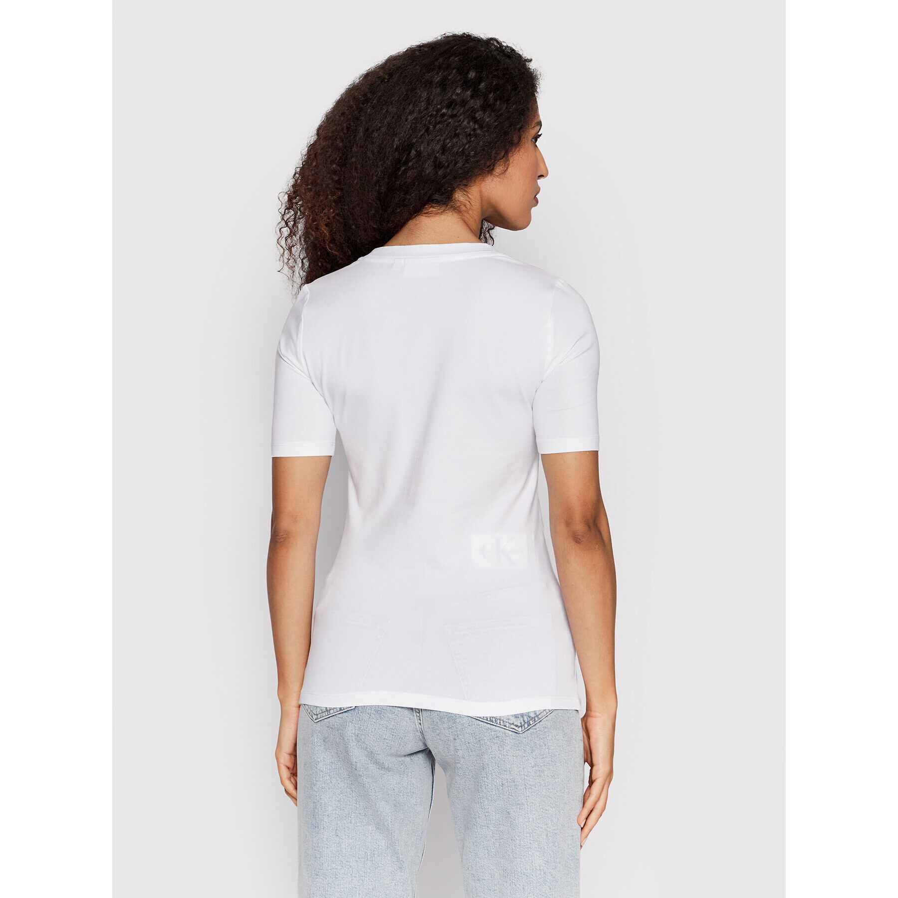 Calvin Klein Тишърт K20K203754 Бял Regular Fit - Pepit.bg