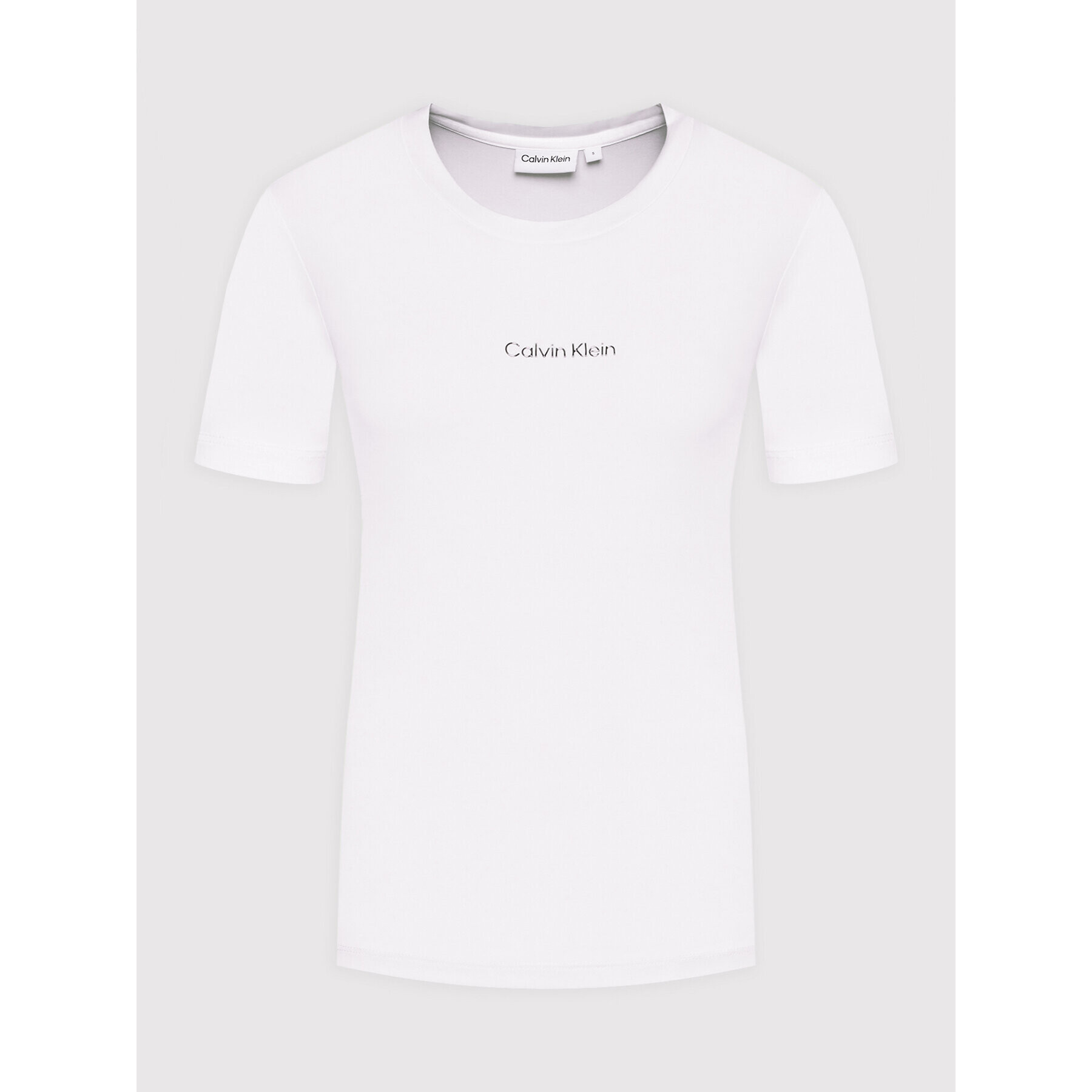 Calvin Klein Тишърт K20K203754 Бял Regular Fit - Pepit.bg