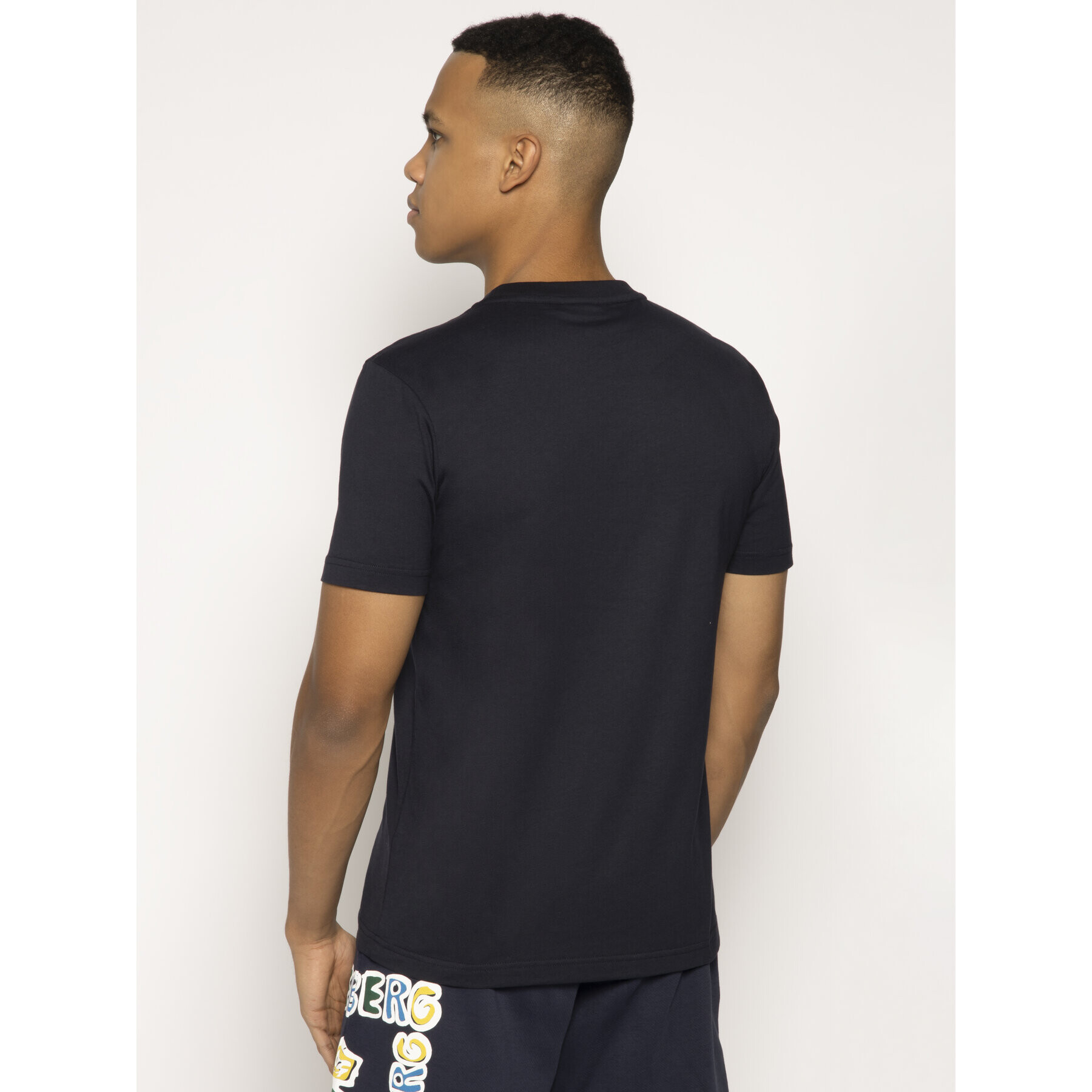 Calvin Klein Тишърт Logo K10K104063 Тъмносин Regular Fit - Pepit.bg