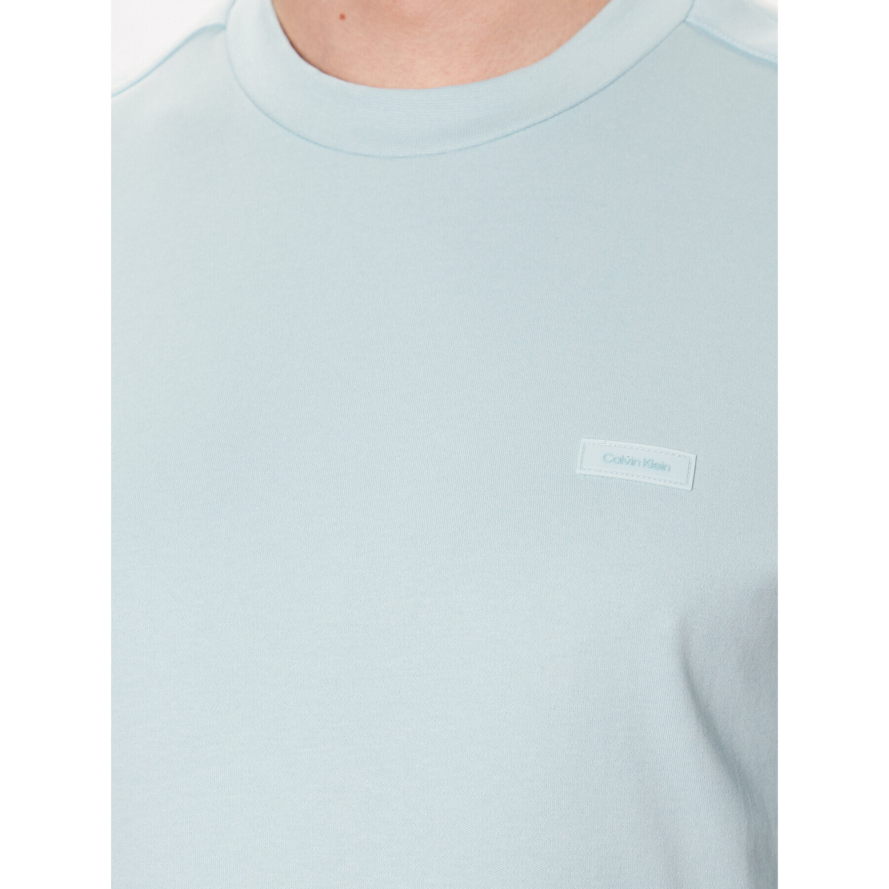 Calvin Klein Тишърт Logo K10K111177 Зелен Regular Fit - Pepit.bg