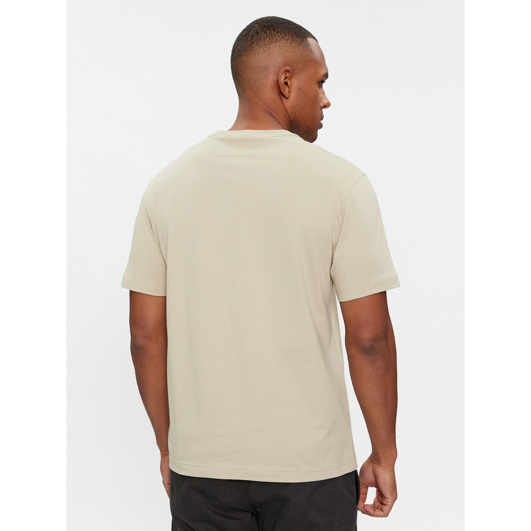 Calvin Klein Тишърт Logo K10K112395 Бежов Regular Fit - Pepit.bg