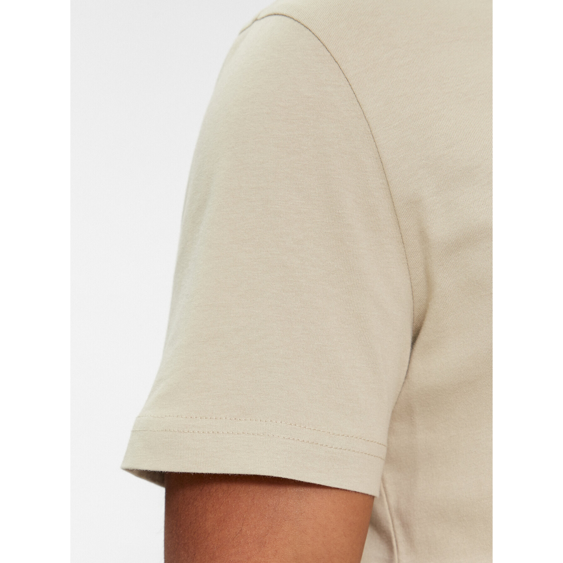 Calvin Klein Тишърт Logo K10K112395 Бежов Regular Fit - Pepit.bg