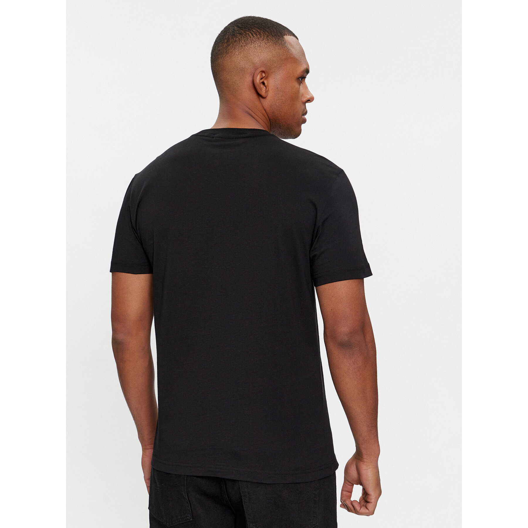 Calvin Klein Тишърт Logo K10K112403 Черен Regular Fit - Pepit.bg