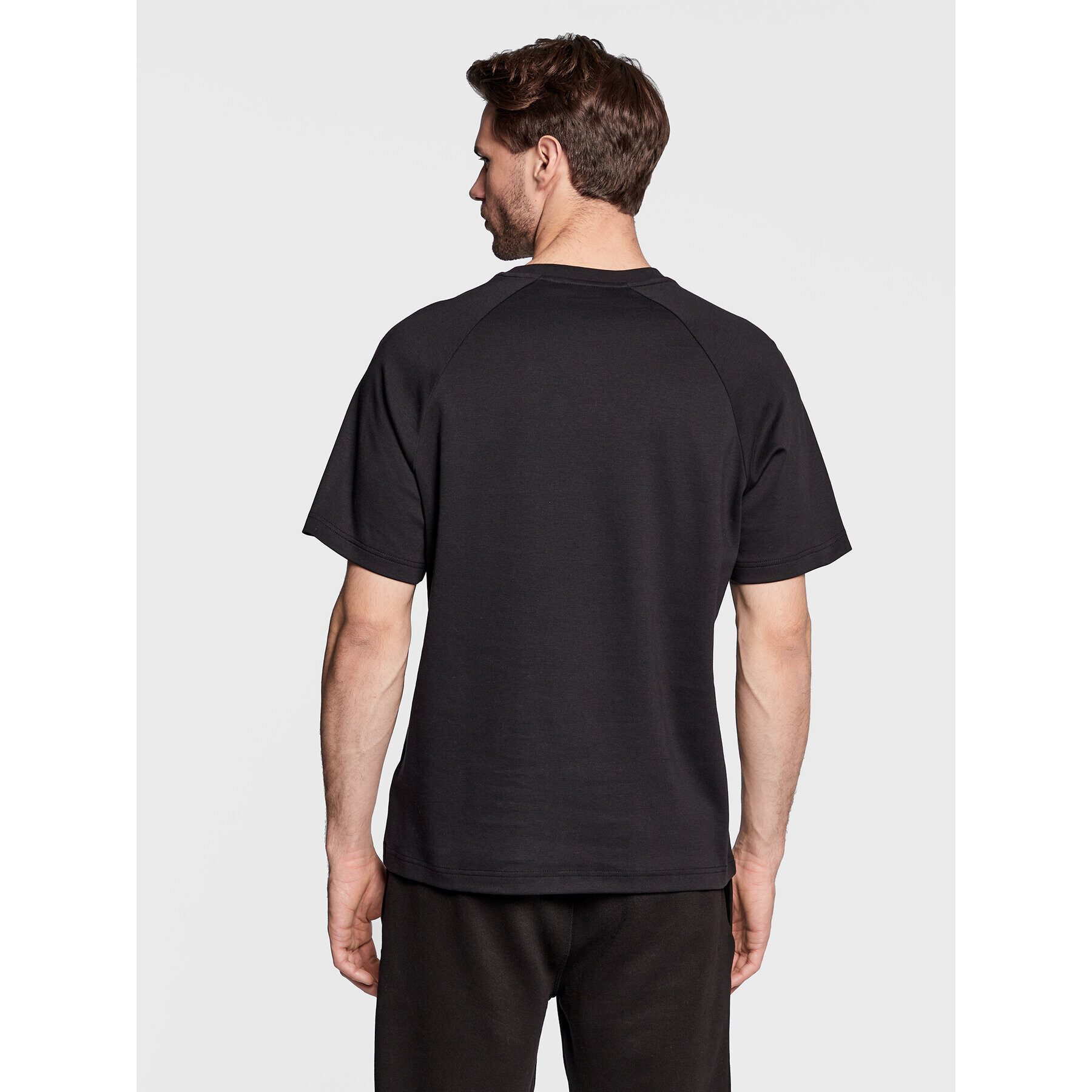 Calvin Klein Тишърт Logo Tape K10K110814 Черен Regular Fit - Pepit.bg