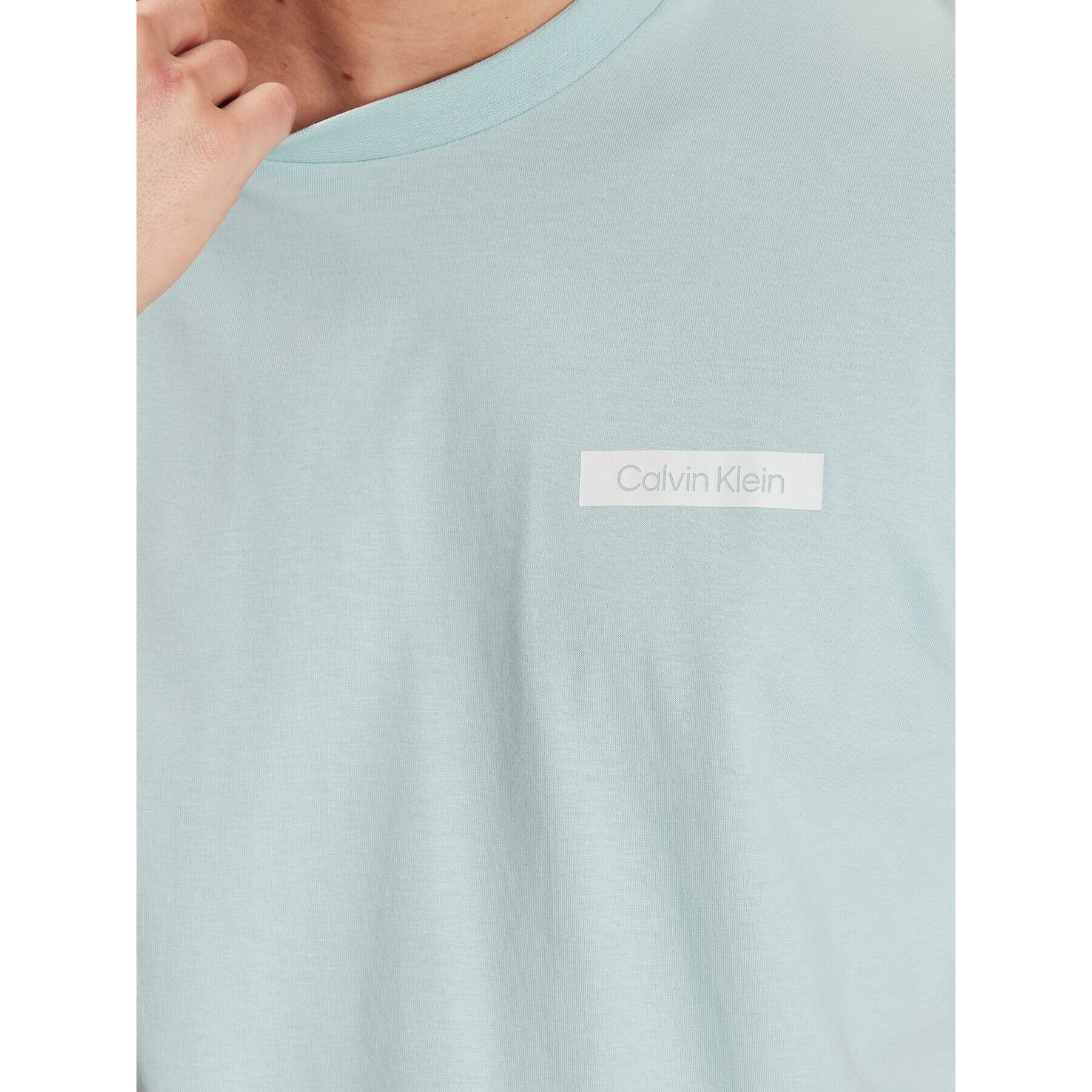 Calvin Klein Тишърт Matte Back K10K111124 Зелен Relaxed Fit - Pepit.bg