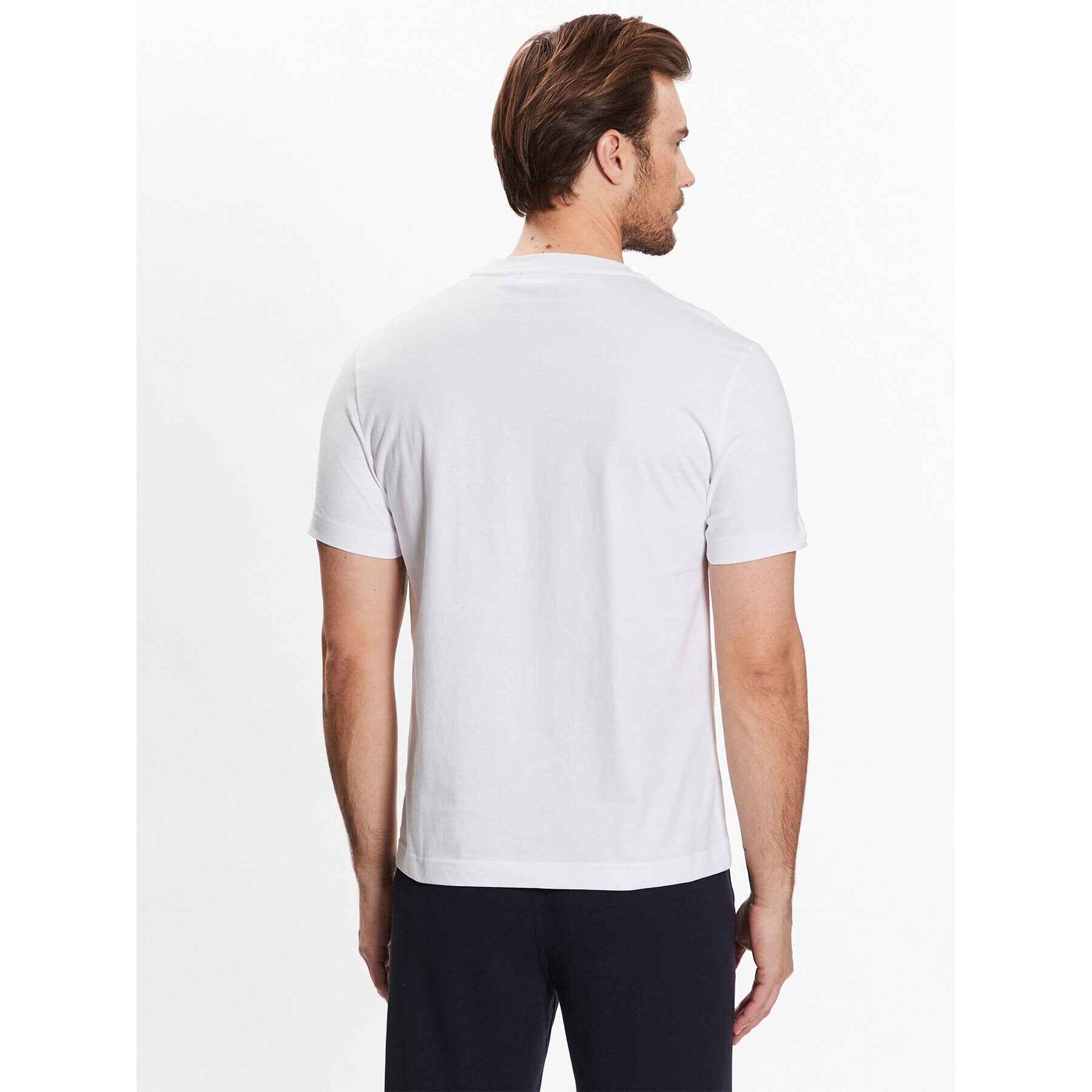 Calvin Klein Тишърт Mattie Front Logo K10K111122 Бял Regular Fit - Pepit.bg
