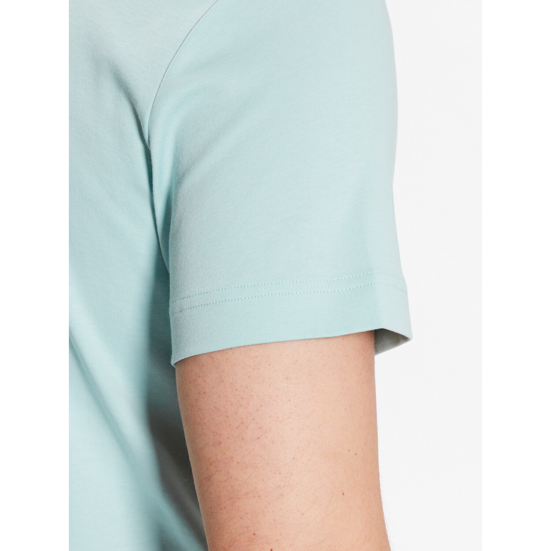 Calvin Klein Тишърт Micro Logo Interlock T-Shirt K10K109894 Син Regular Fit - Pepit.bg
