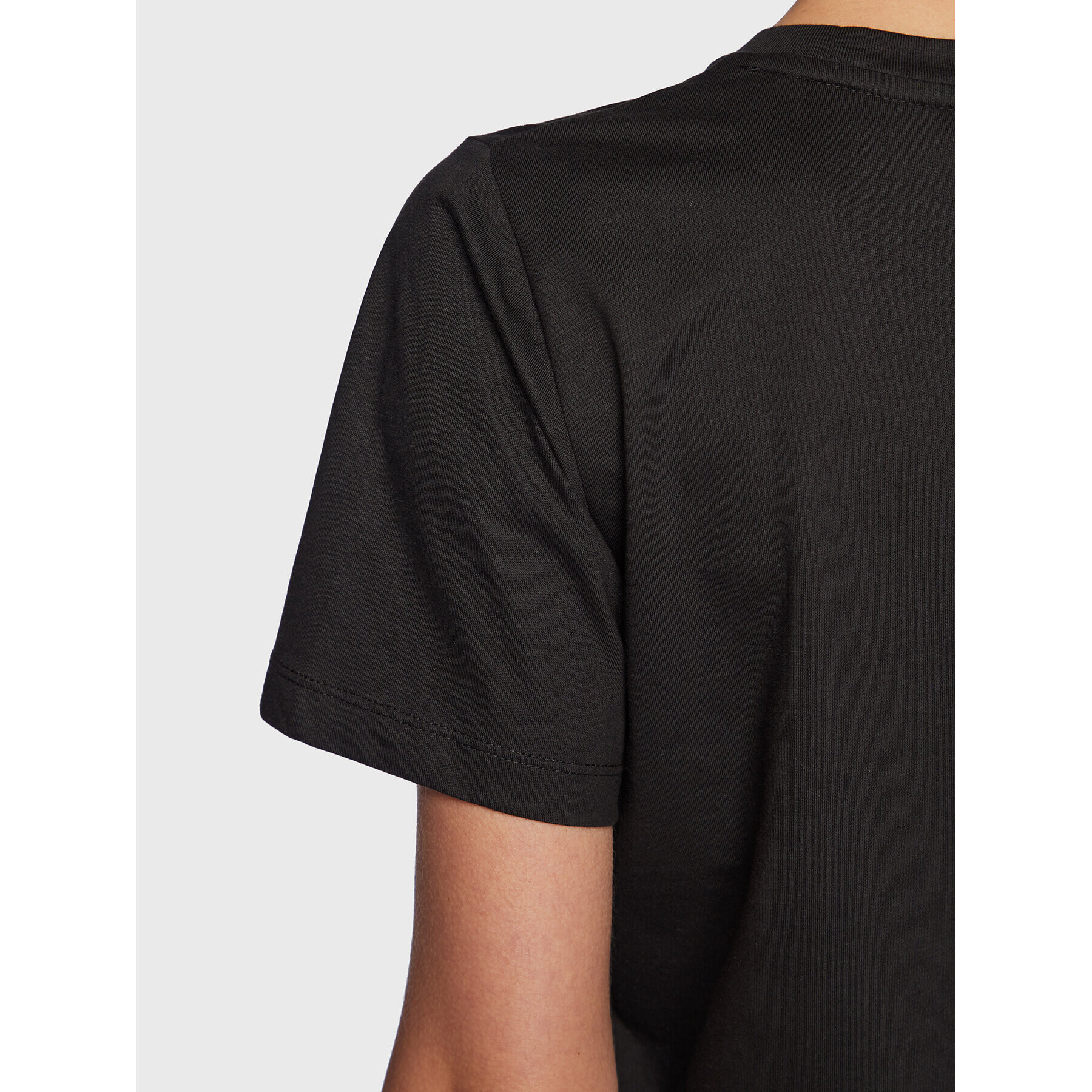 Calvin Klein Тишърт Micro Logo K20K205454 Черен Regular Fit - Pepit.bg