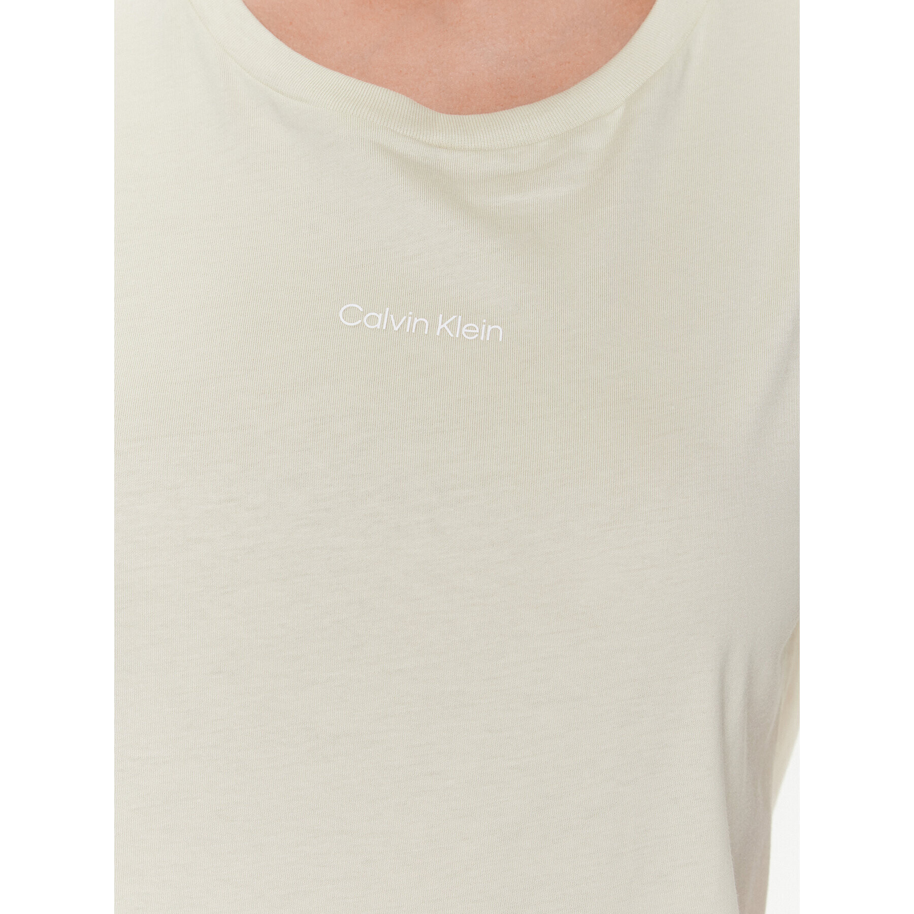 Calvin Klein Тишърт Micro Logo K20K205454 Зелен Regular Fit - Pepit.bg