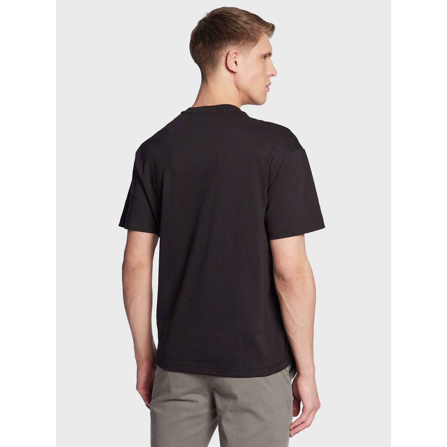 Calvin Klein Тишърт Modern Graphic K10K110792 Черен Regular Fit - Pepit.bg