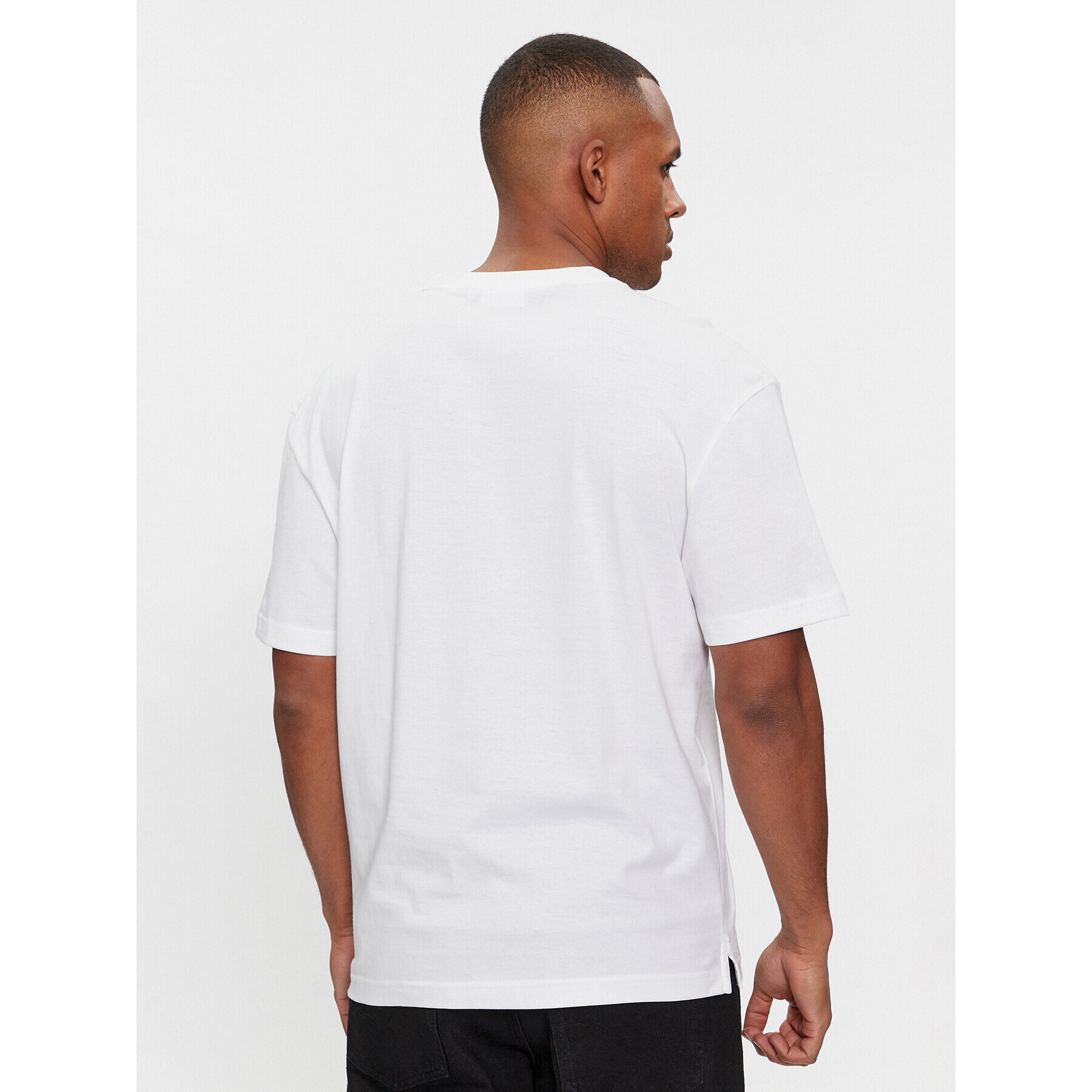 Calvin Klein Тишърт Sense Layer K10K112394 Бял Regular Fit - Pepit.bg