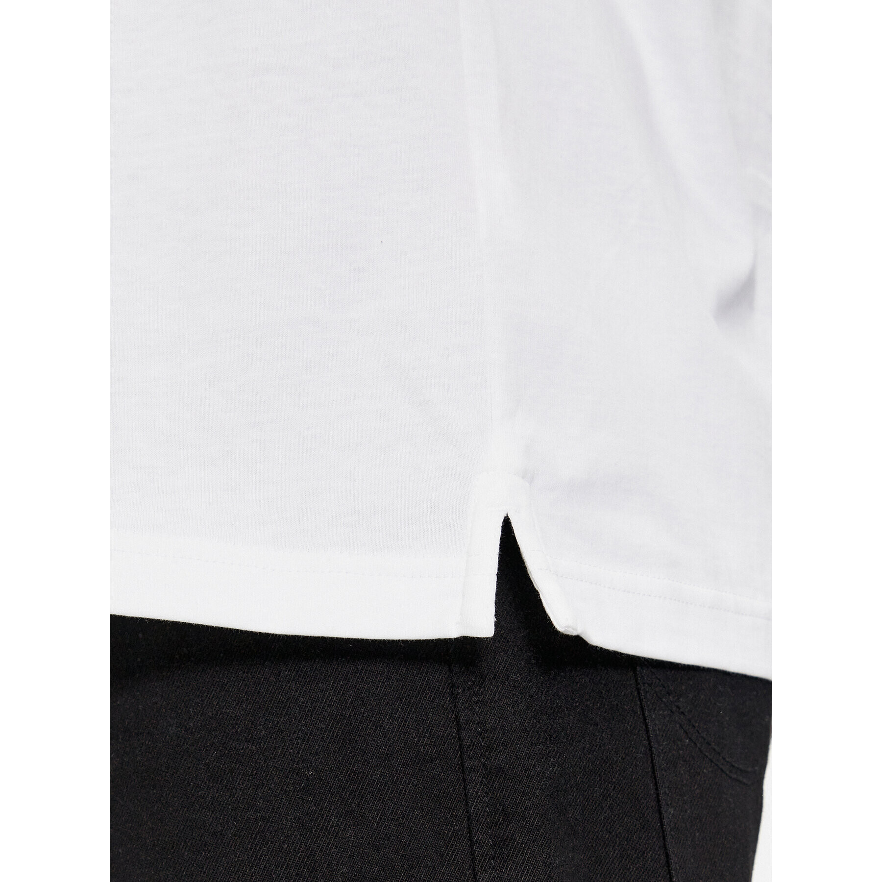 Calvin Klein Тишърт Sense Layer K10K112394 Бял Regular Fit - Pepit.bg