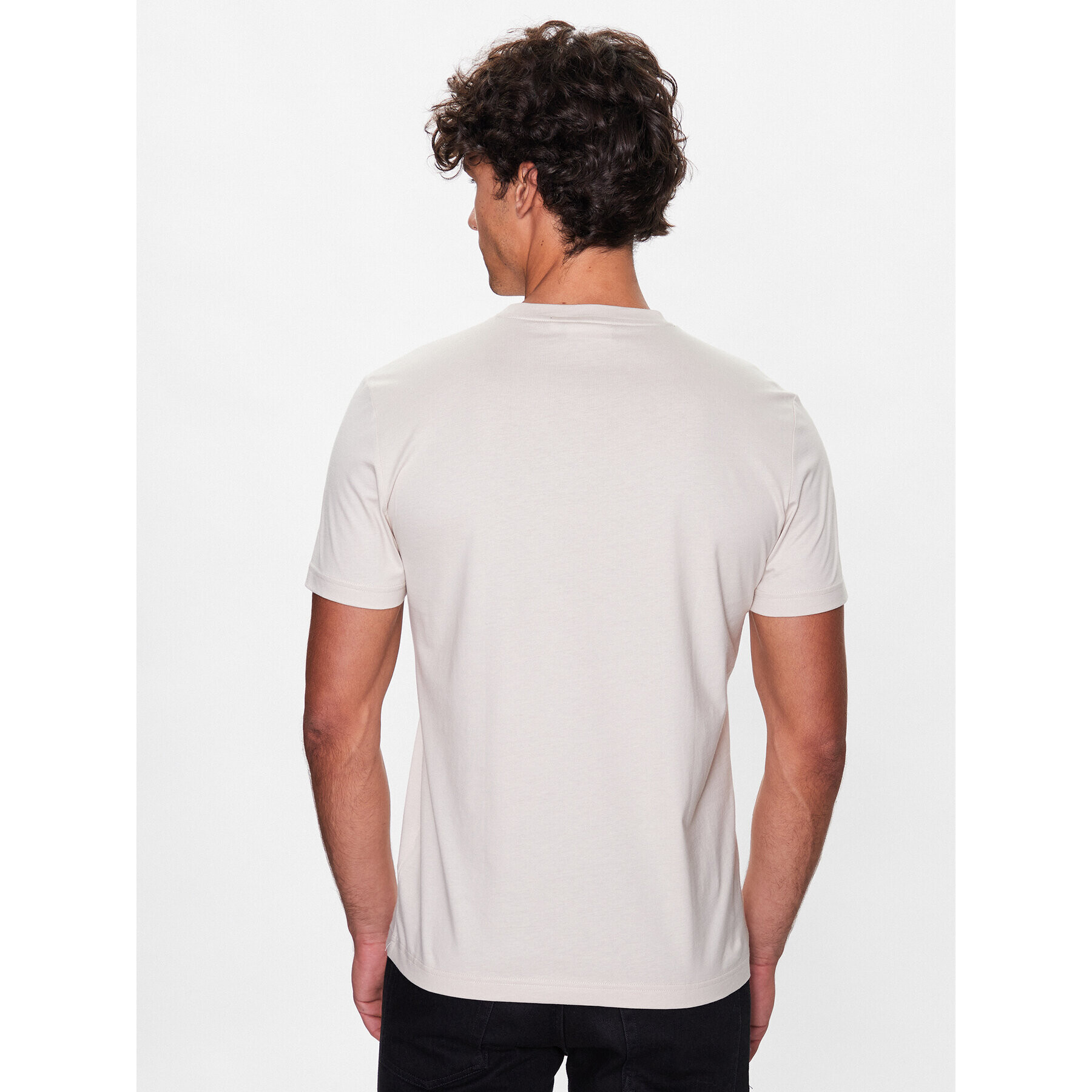 Calvin Klein Тишърт Smooth K10K110589 Бежов Regular Fit - Pepit.bg