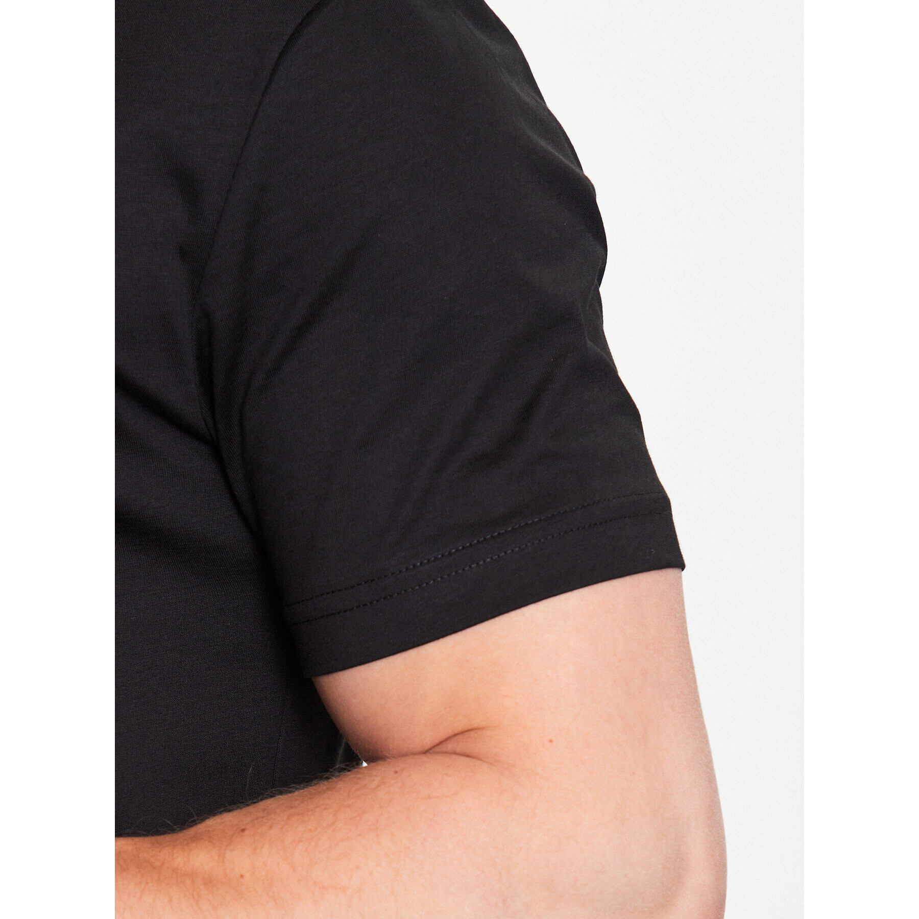 Calvin Klein Тишърт Smooth K10K110589 Черен Regular Fit - Pepit.bg