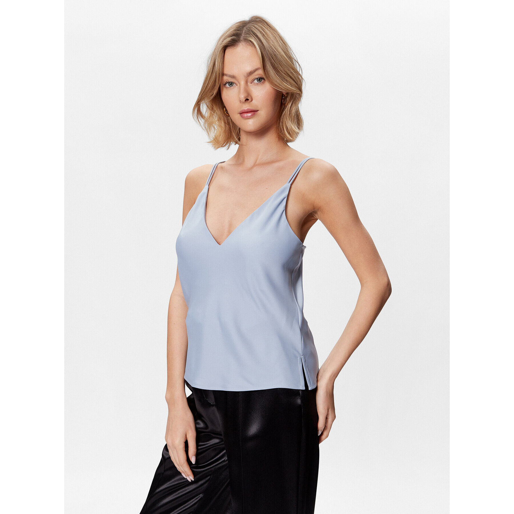 Calvin Klein топ Cami K20K205543 Син Regular Fit - Pepit.bg