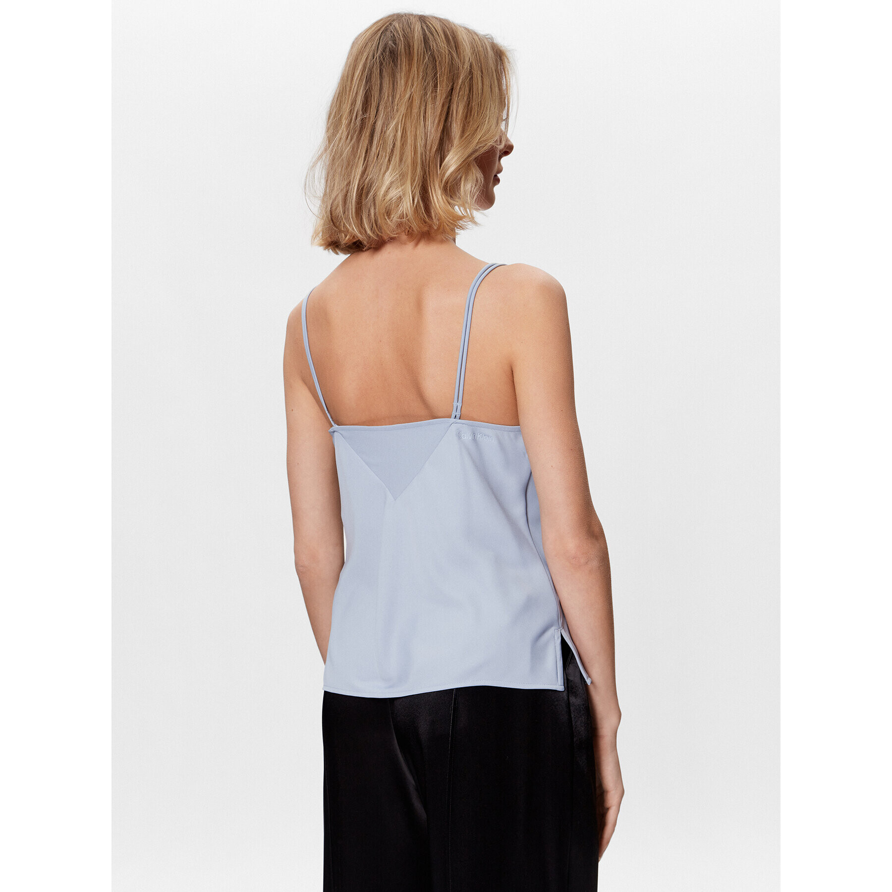 Calvin Klein топ Cami K20K205543 Син Regular Fit - Pepit.bg