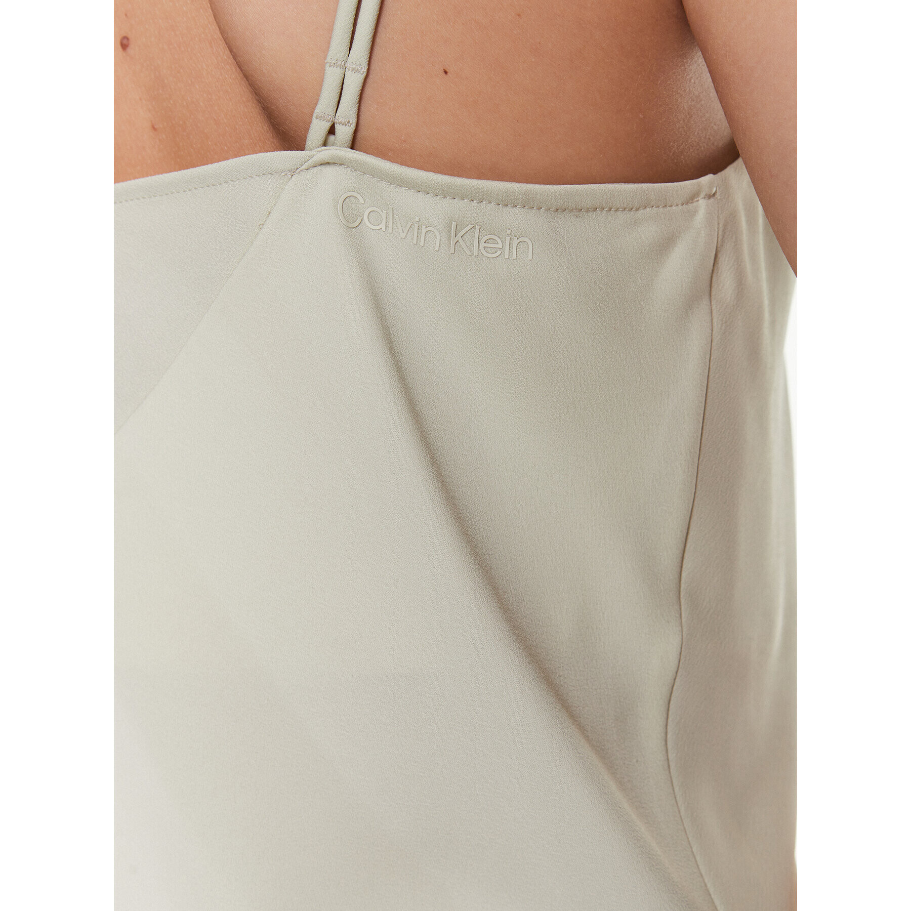 Calvin Klein топ Cami K20K205543 Зелен Regular Fit - Pepit.bg