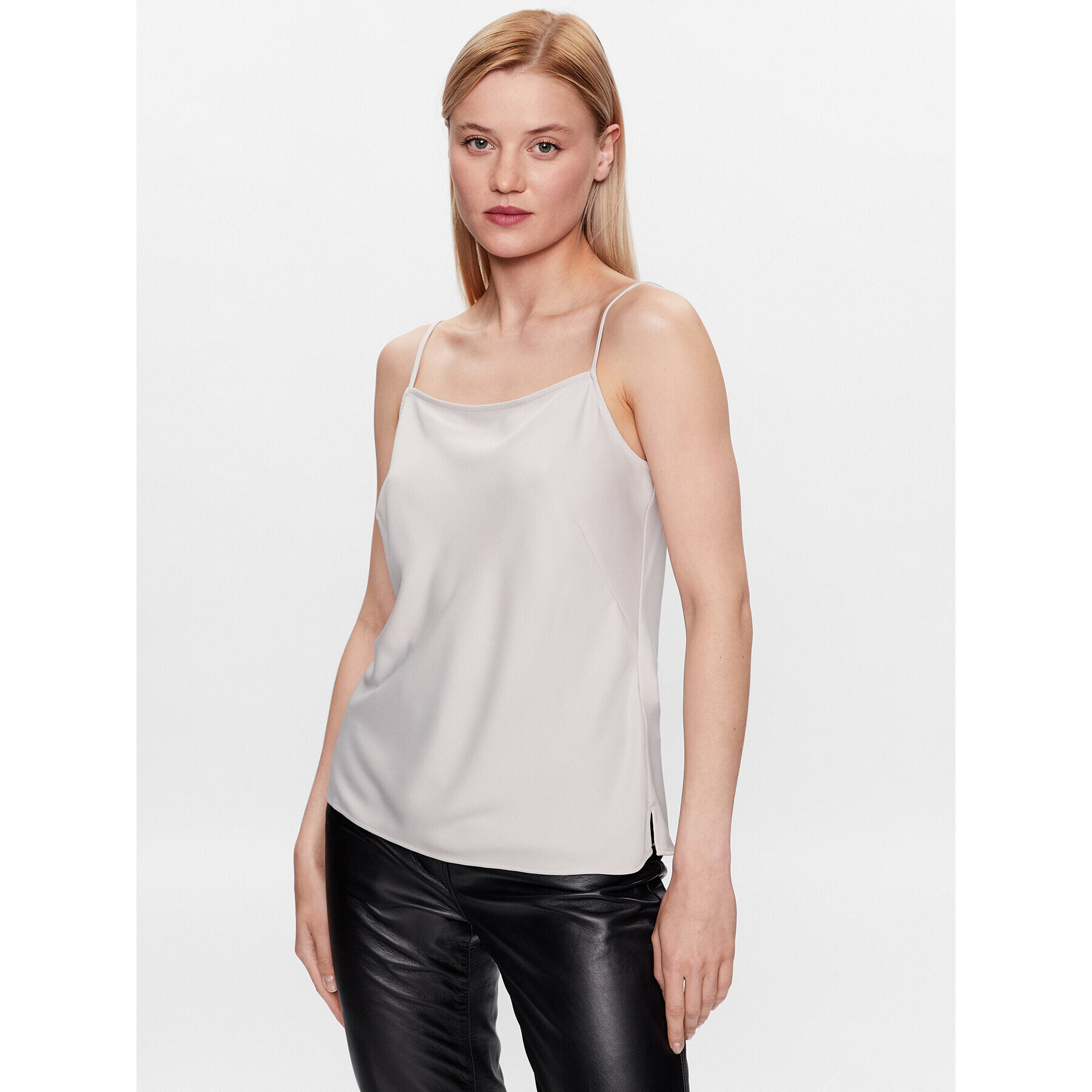 Calvin Klein топ K20K205844 Сив Regular Fit - Pepit.bg