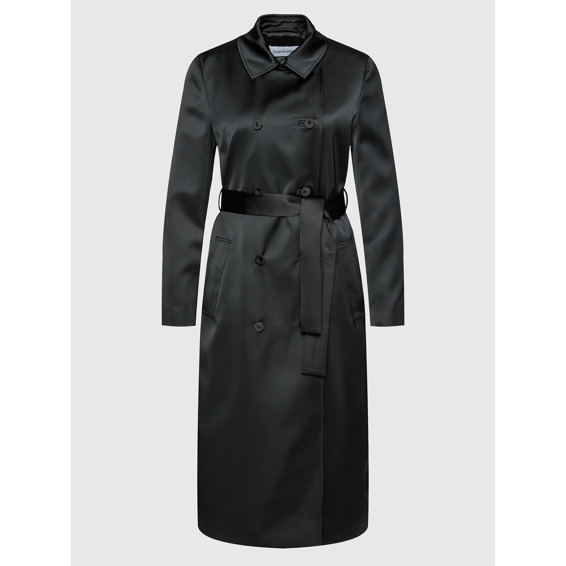 Calvin Klein Тренч K20K204157 Черен Regular Fit - Pepit.bg