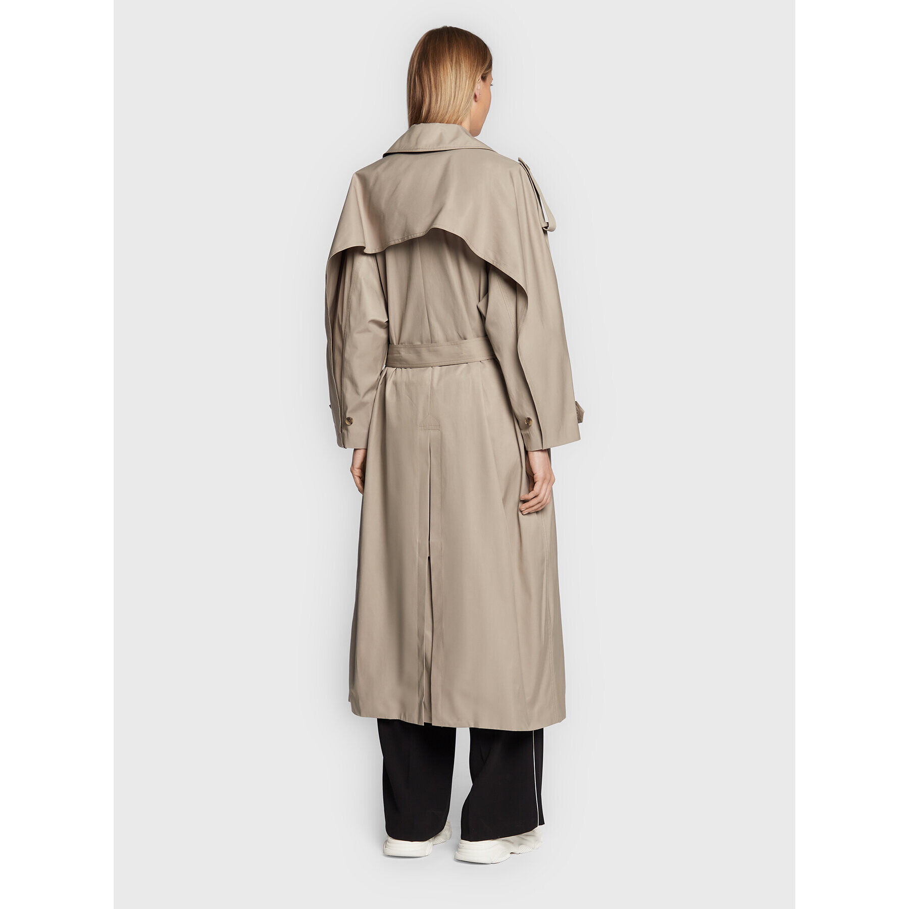 Calvin Klein Тренч K20K204997 Зелен Oversize - Pepit.bg