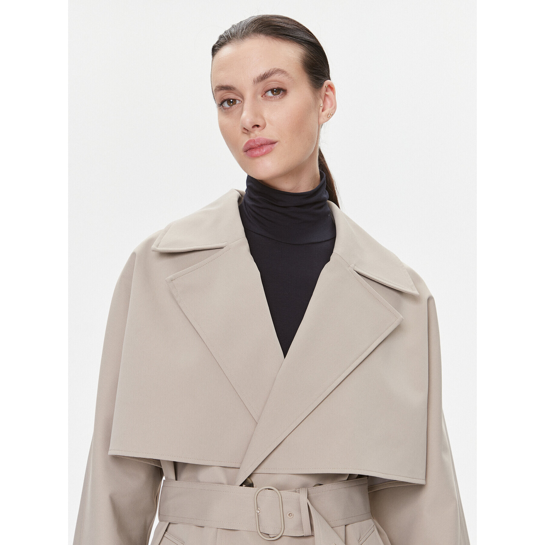 Calvin Klein Тренч K20K205939 Бежов Regular Fit - Pepit.bg