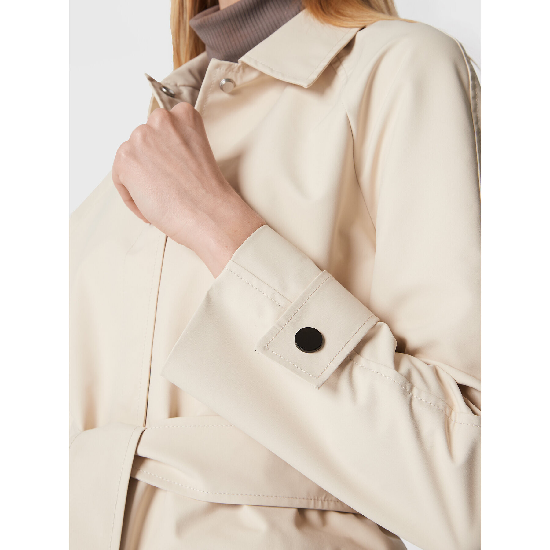 Calvin Klein Тренч Technical K20K204162 Екрю Regular Fit - Pepit.bg