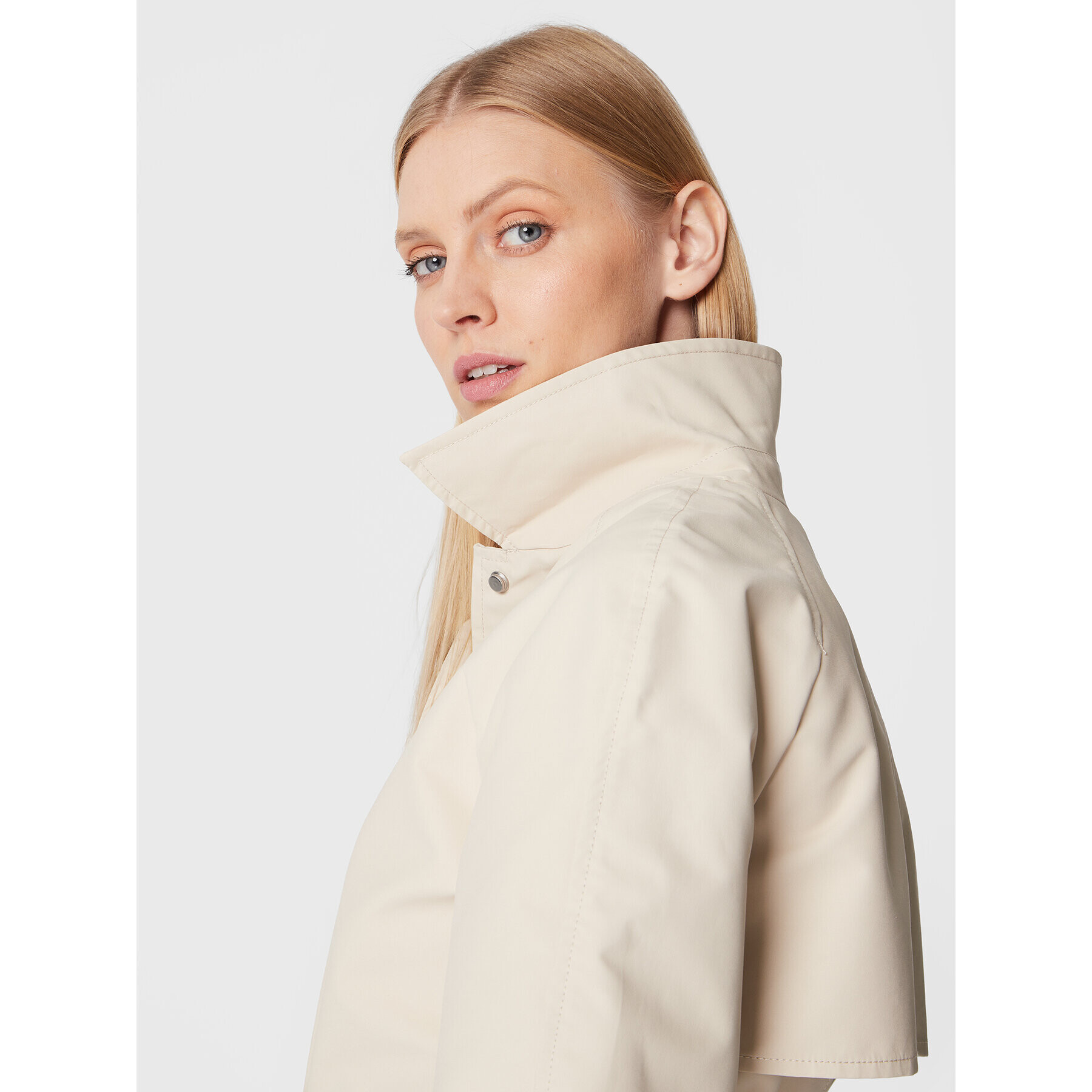 Calvin Klein Тренч Technical K20K204162 Екрю Regular Fit - Pepit.bg