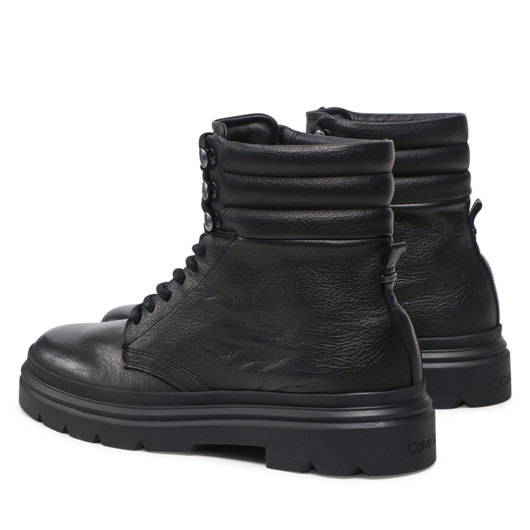 Calvin Klein Туристически oбувки Combat Boot Pb Lh HM0HM00667 Черен - Pepit.bg