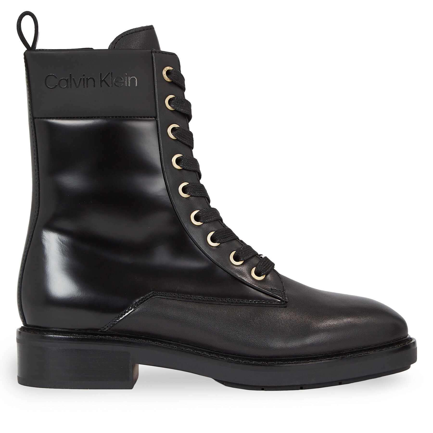 Calvin Klein Туристически oбувки Rubber Sole Combat Boot Lg Wl HW0HW01715 Черен - Pepit.bg