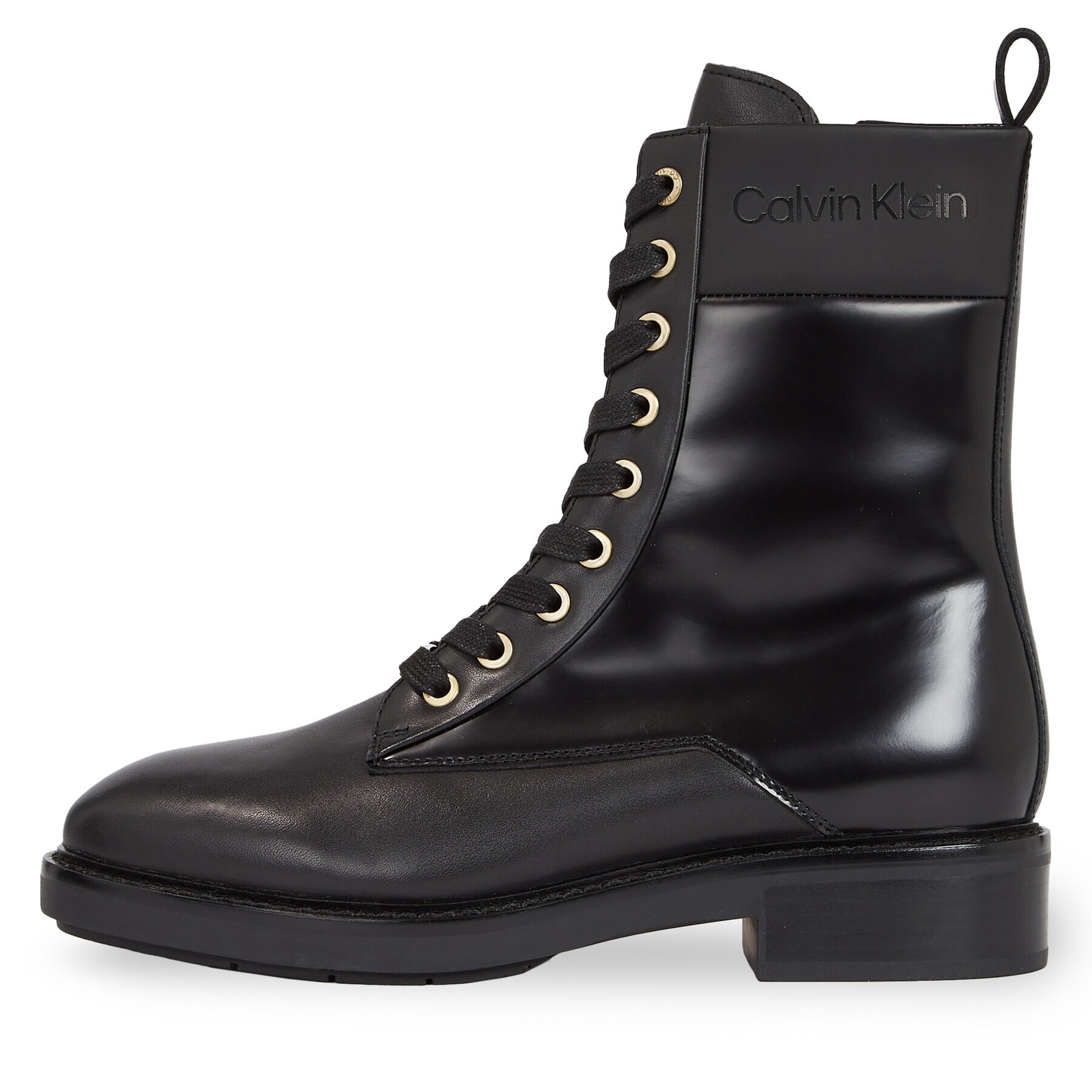 Calvin Klein Туристически oбувки Rubber Sole Combat Boot Lg Wl HW0HW01715 Черен - Pepit.bg