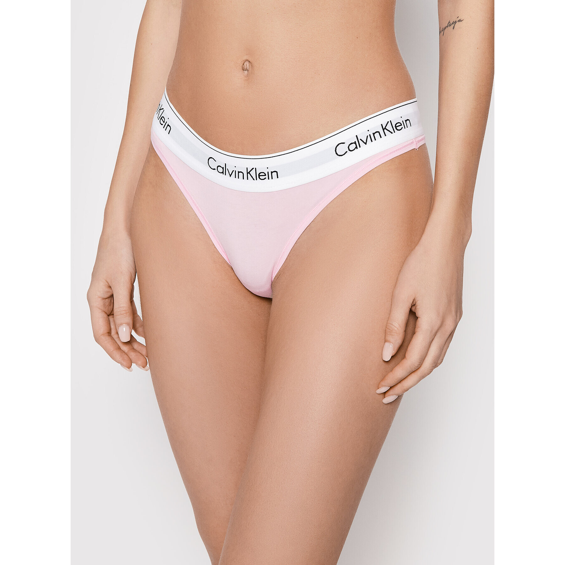 Calvin Klein Underwear Бикини тип прашка 0000F3786E Розов - Pepit.bg