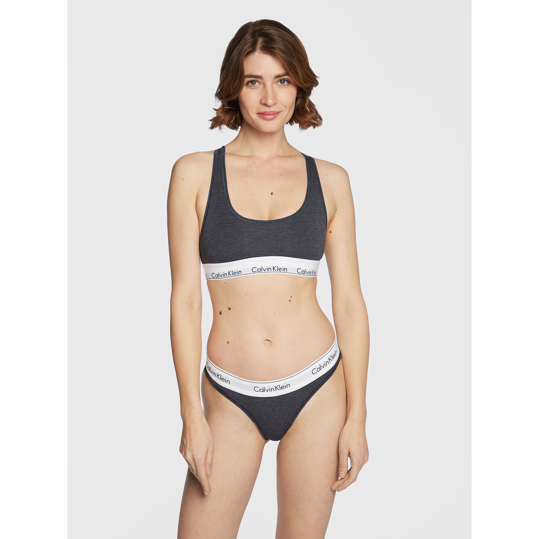 Calvin Klein Underwear Бикини тип прашка 0000F3786E Тъмносин - Pepit.bg