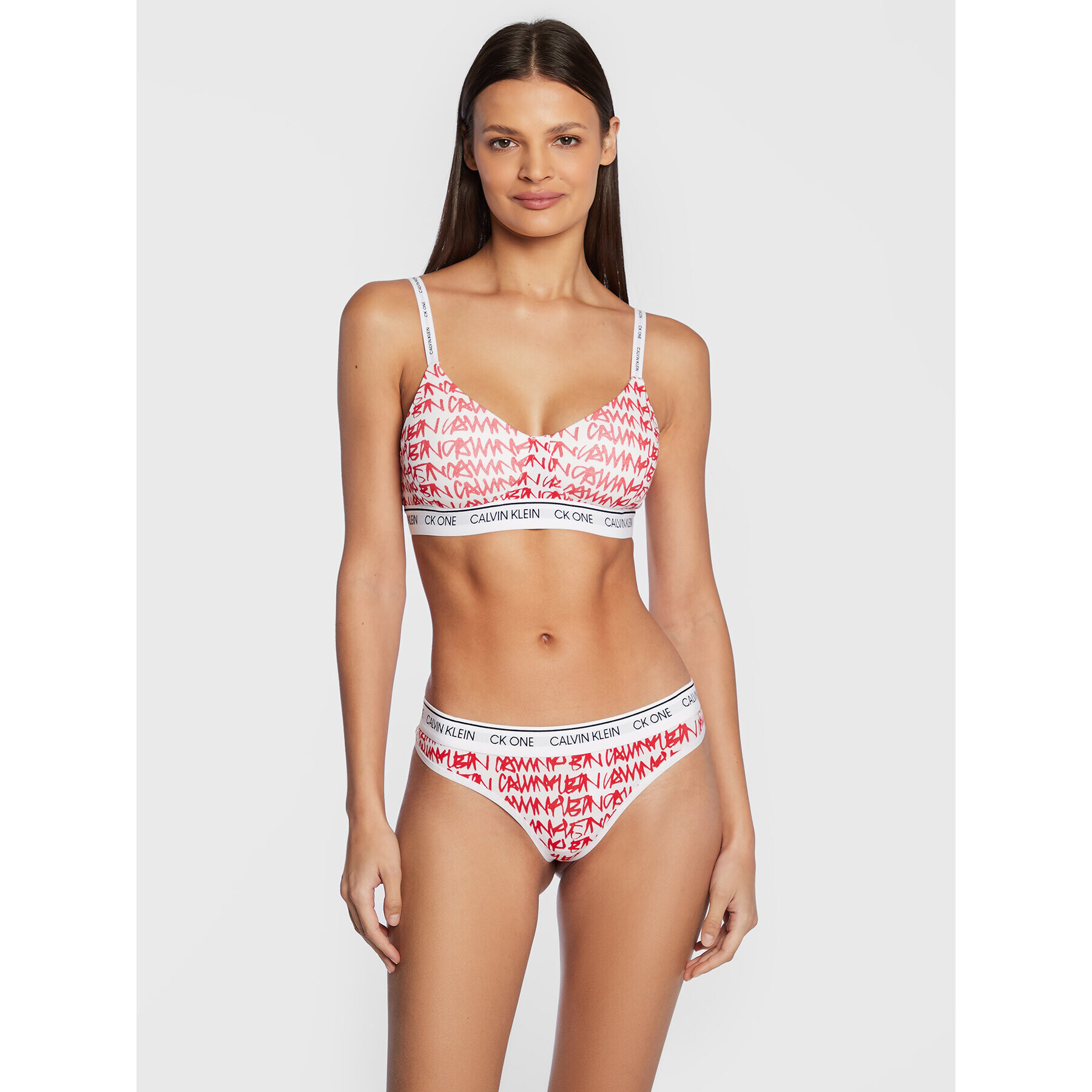 Calvin Klein Underwear Бикини тип прашка 000QF5733E Бял - Pepit.bg