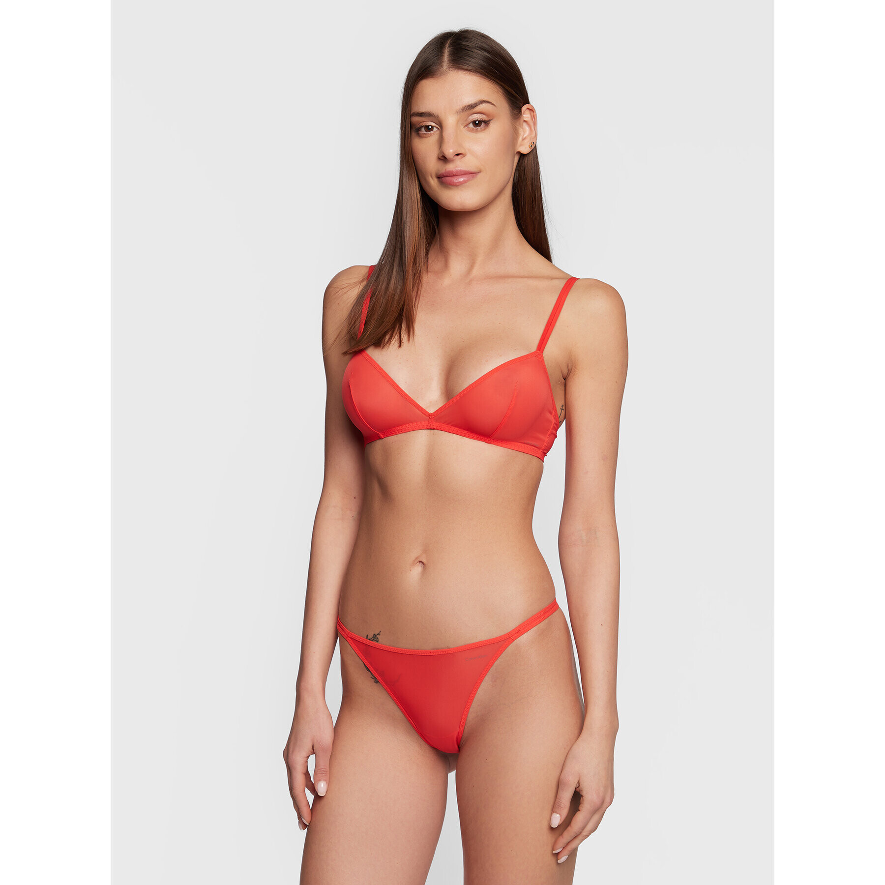 Calvin Klein Underwear Бикини тип прашка 000QF6728E Червен - Pepit.bg