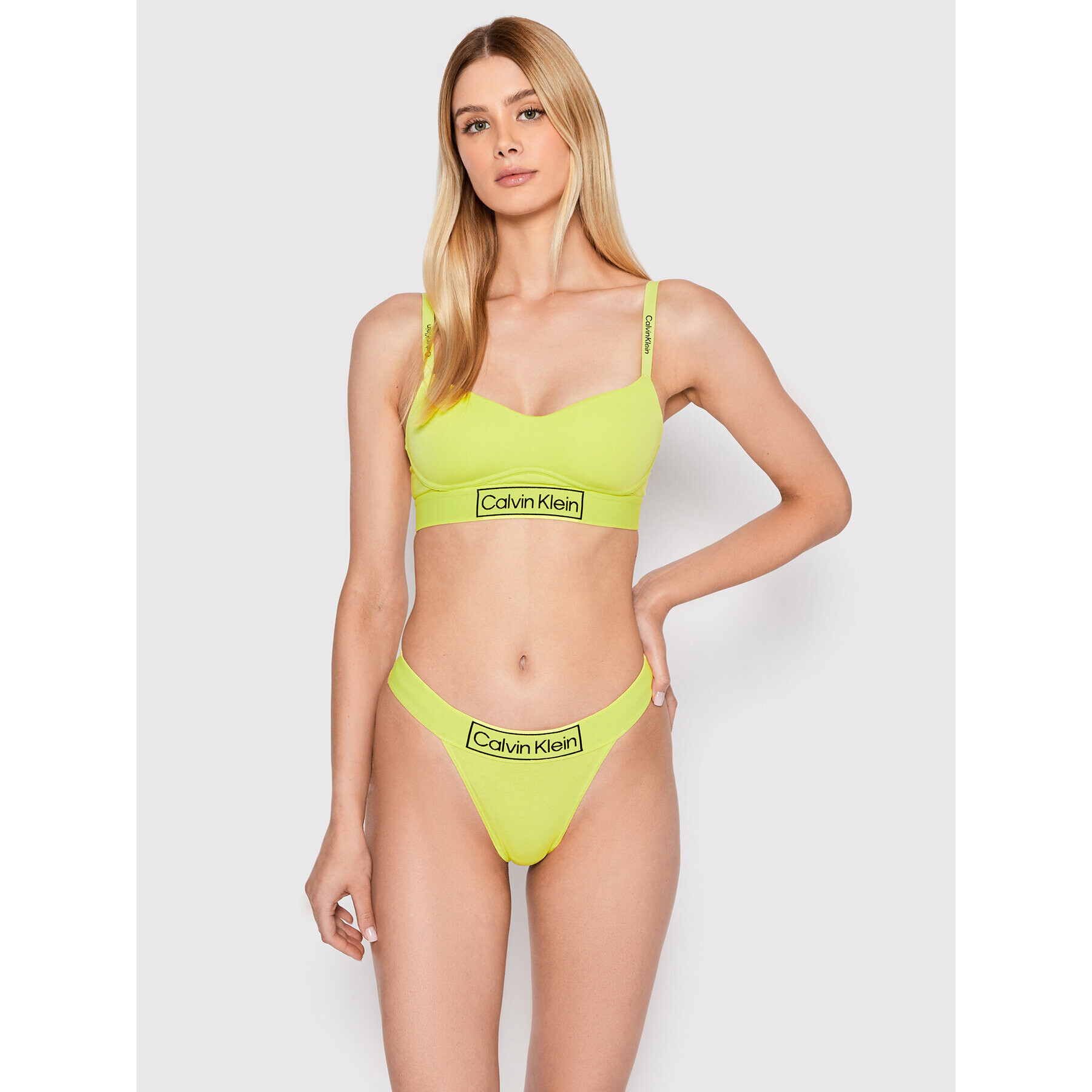 Calvin Klein Underwear Бикини тип прашка 000QF6776E Зелен - Pepit.bg