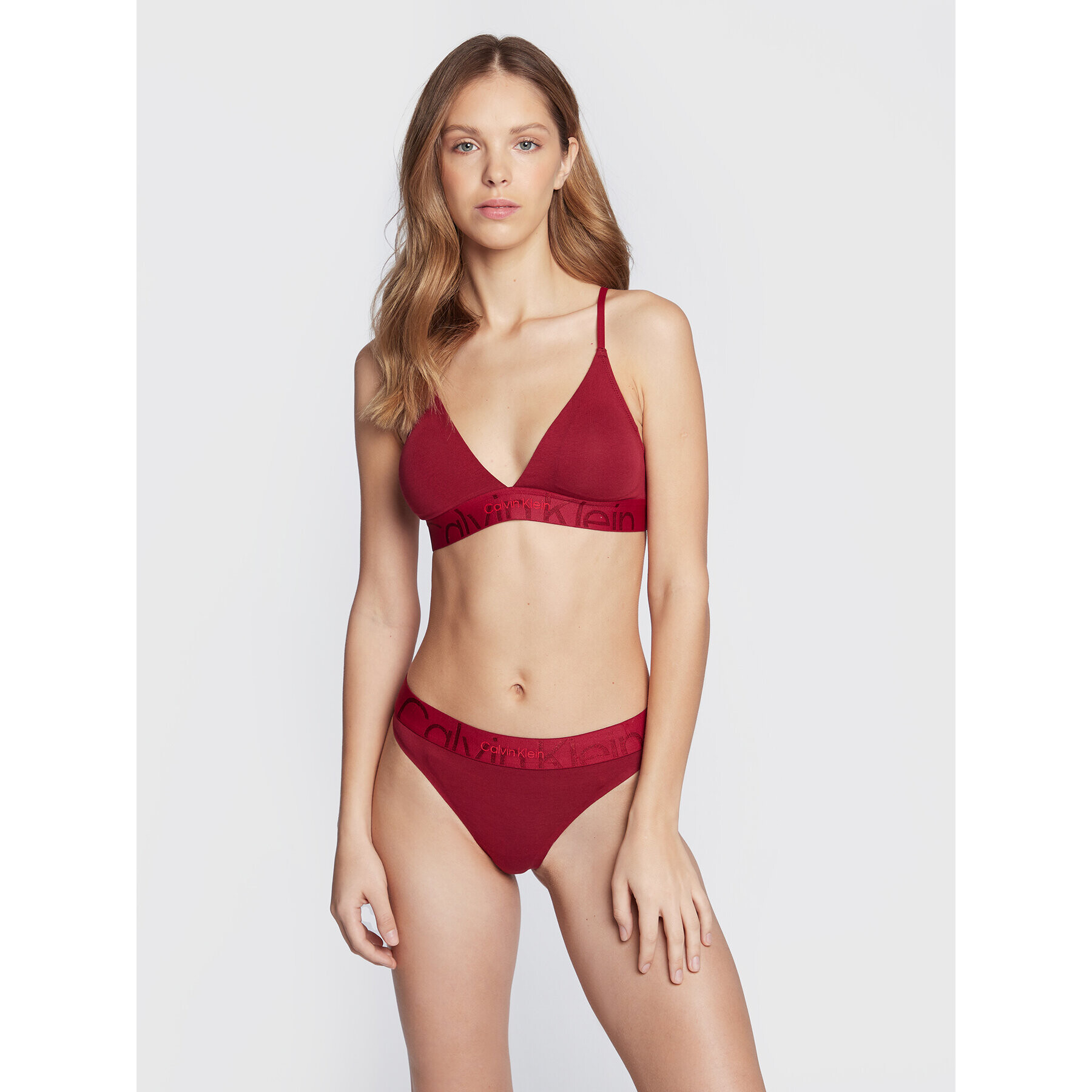 Calvin Klein Underwear Бикини тип прашка 000QF6992E Червен - Pepit.bg