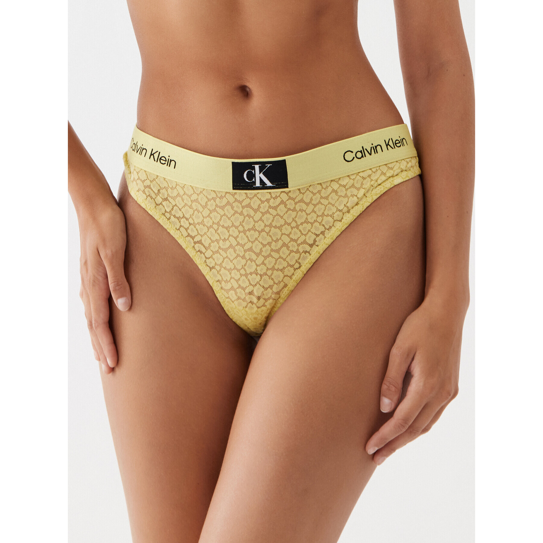 Calvin Klein Underwear Бикини тип прашка 000QF7175E Жълт - Pepit.bg