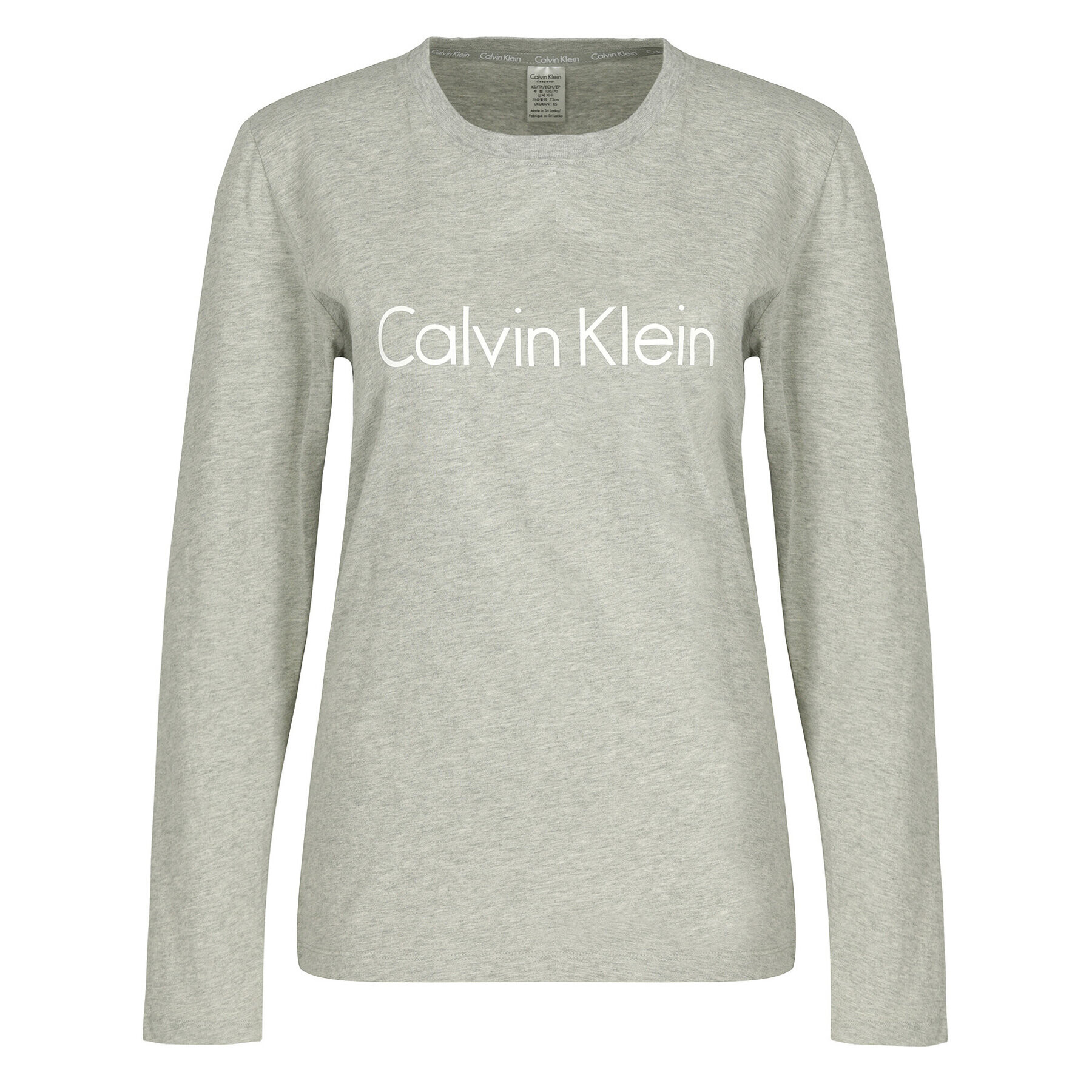 Calvin Klein Underwear Блуза 000QS6164E Сив Relaxed Fit - Pepit.bg