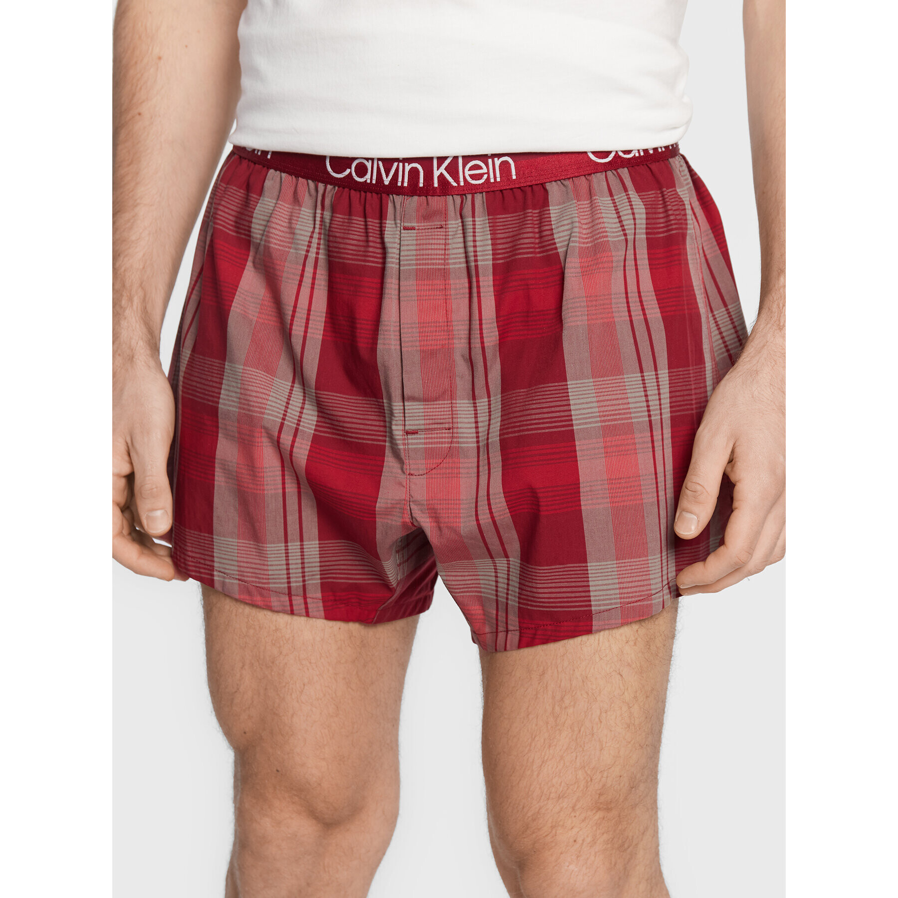 Calvin Klein Underwear Боксерки 000NB3012A Червен - Pepit.bg