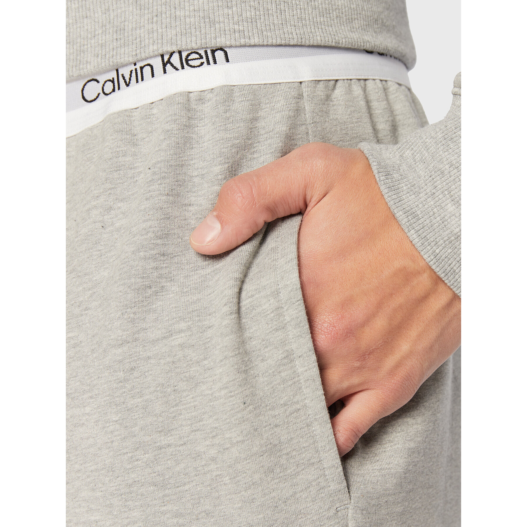 Calvin Klein Underwear Долнище на пижама 000NM2302E Сив Regular Fit - Pepit.bg