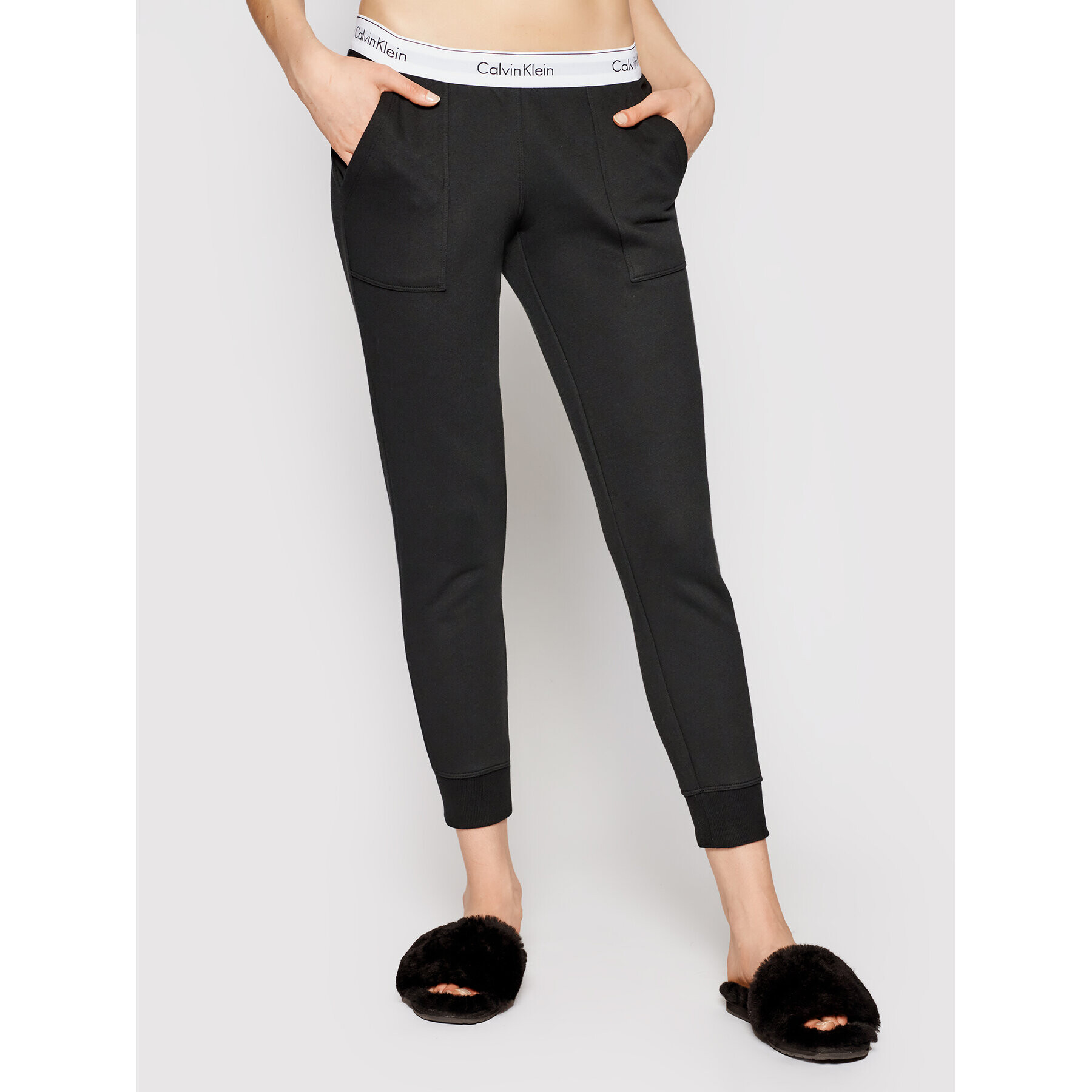 Calvin Klein Underwear Долнище анцуг 0000QS5716E Черен Regular Fit - Pepit.bg