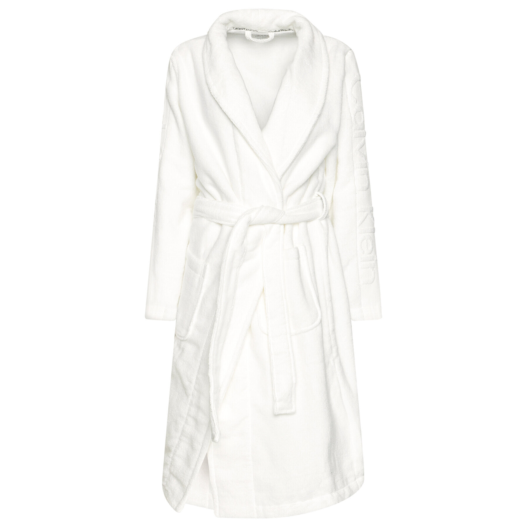 Calvin Klein Underwear Халат Robe 000EW1159E Бял - Pepit.bg