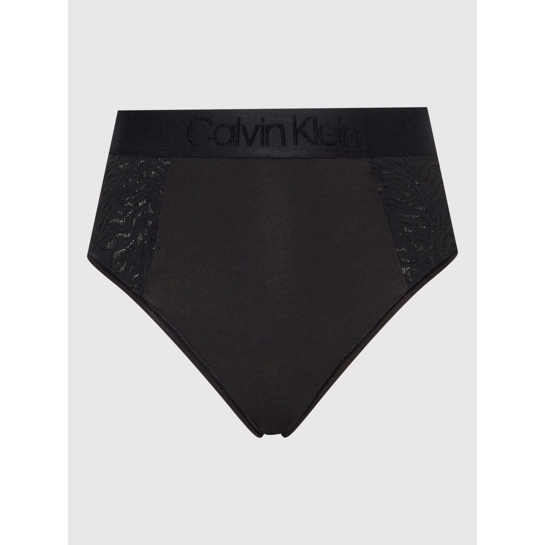 Calvin Klein Underwear Класически бикини с висока талия 000QF6632E Черен - Pepit.bg