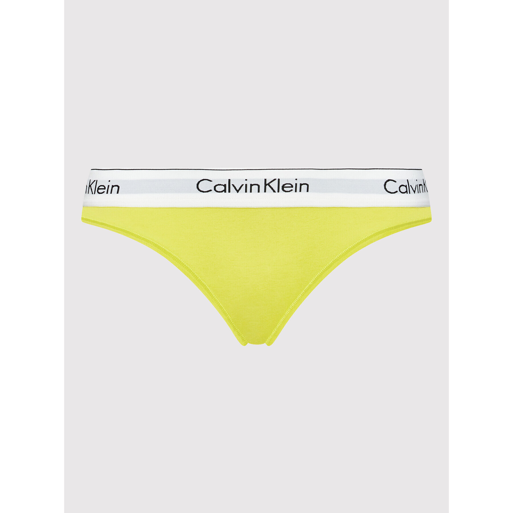 Calvin Klein Underwear Класически дамски бикини 0000F3787E Жълт - Pepit.bg