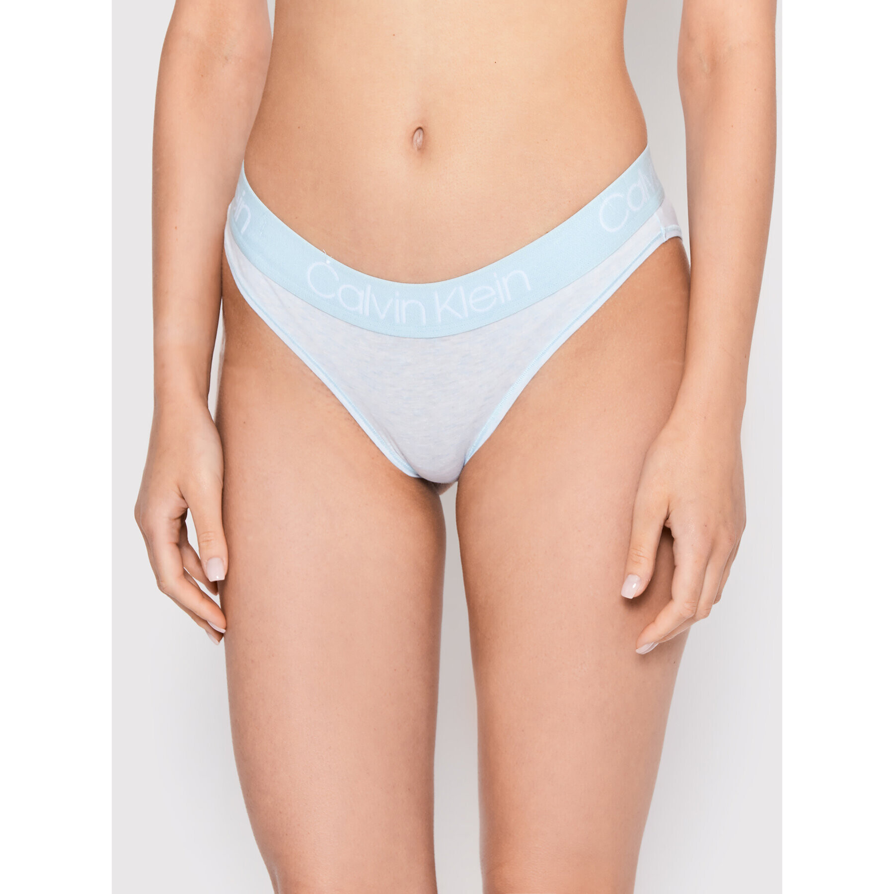 Calvin Klein Underwear Класически дамски бикини 000QD3752E Син - Pepit.bg