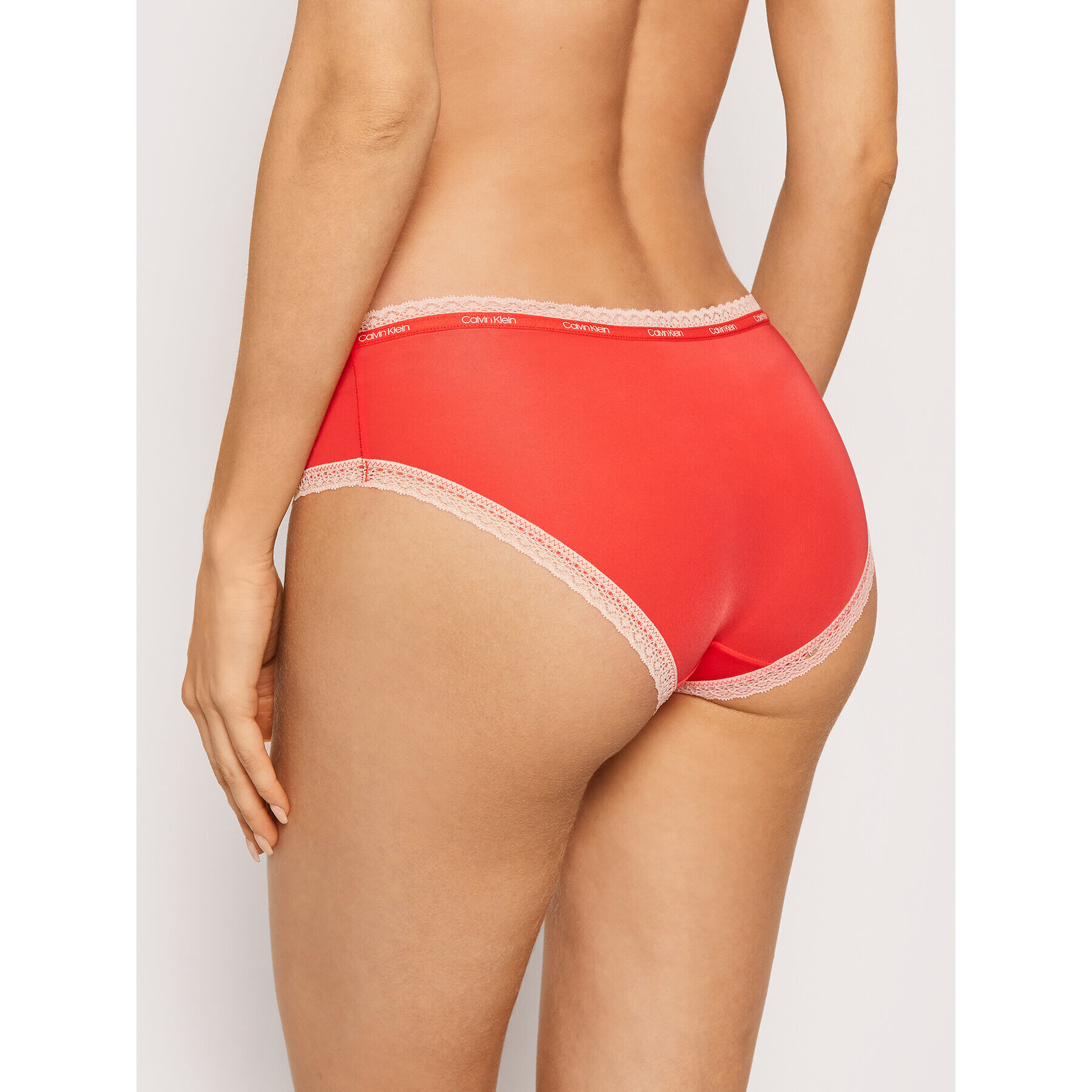 Calvin Klein Underwear Класически дамски бикини 000QD3767E Червен - Pepit.bg