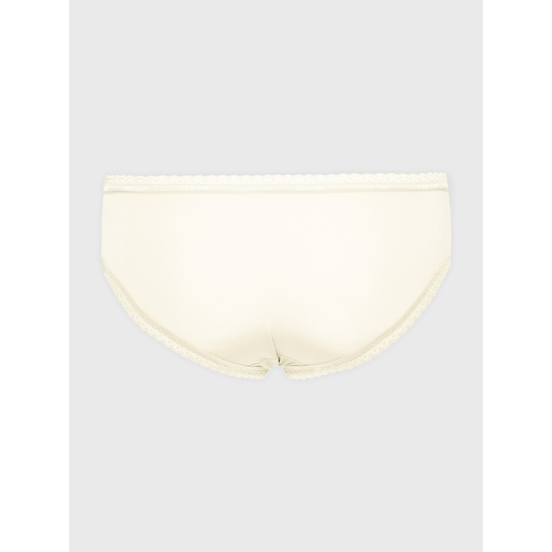 Calvin Klein Underwear Класически дамски бикини 000QD3767E Екрю - Pepit.bg